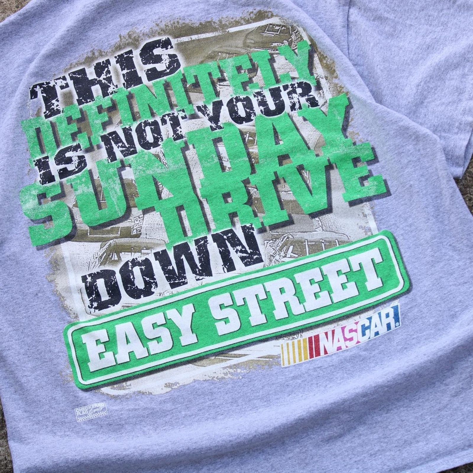 NASCAR Vintage Y2K Gray Nascar Racing Graphic Tee Size US L / EU 52-54 / 3 - 5 Thumbnail