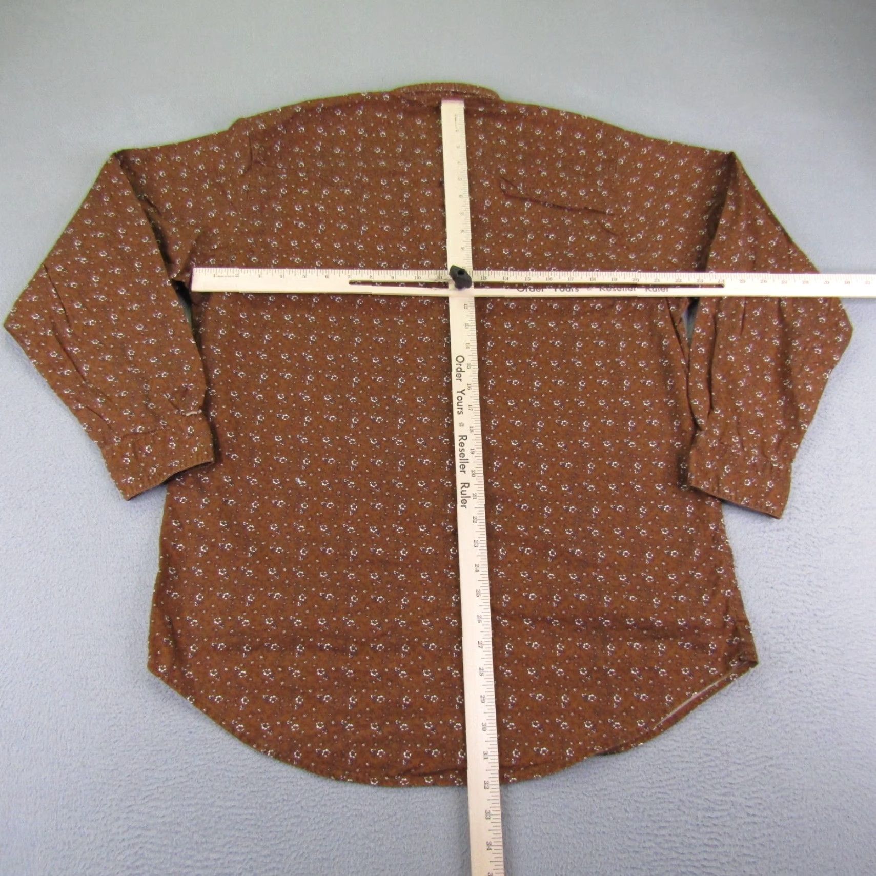 Express VINTAGE Express Western Shirt Mens Large Casual Button-Up Floral Cowboy 90s Orange Size US L / EU 52-54 / 3 - 5 Thumbnail