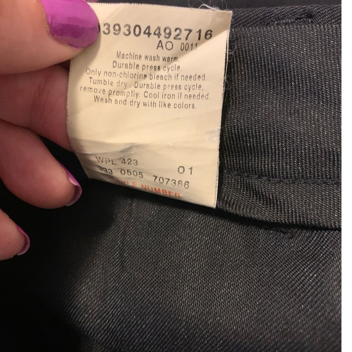 Dockers Dockers men black pleated dress pants size 36W x 30 Size US 36 / EU 52 - 5 Thumbnail