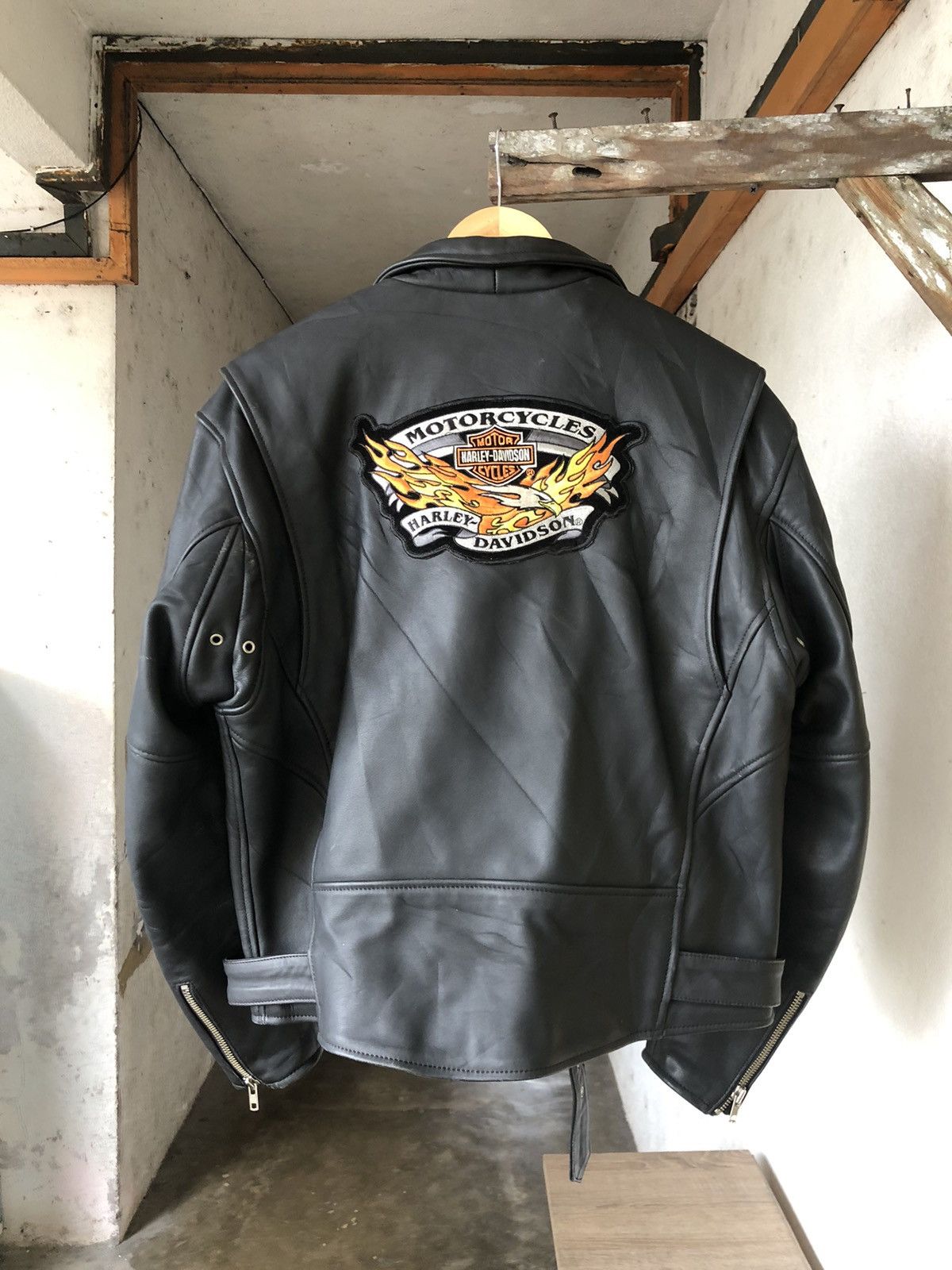 Harley Davidson Vintage Nankai x Harley Davidson Perfecto Leather Jacket Size US XL / EU 56 / 4 - 11 Thumbnail