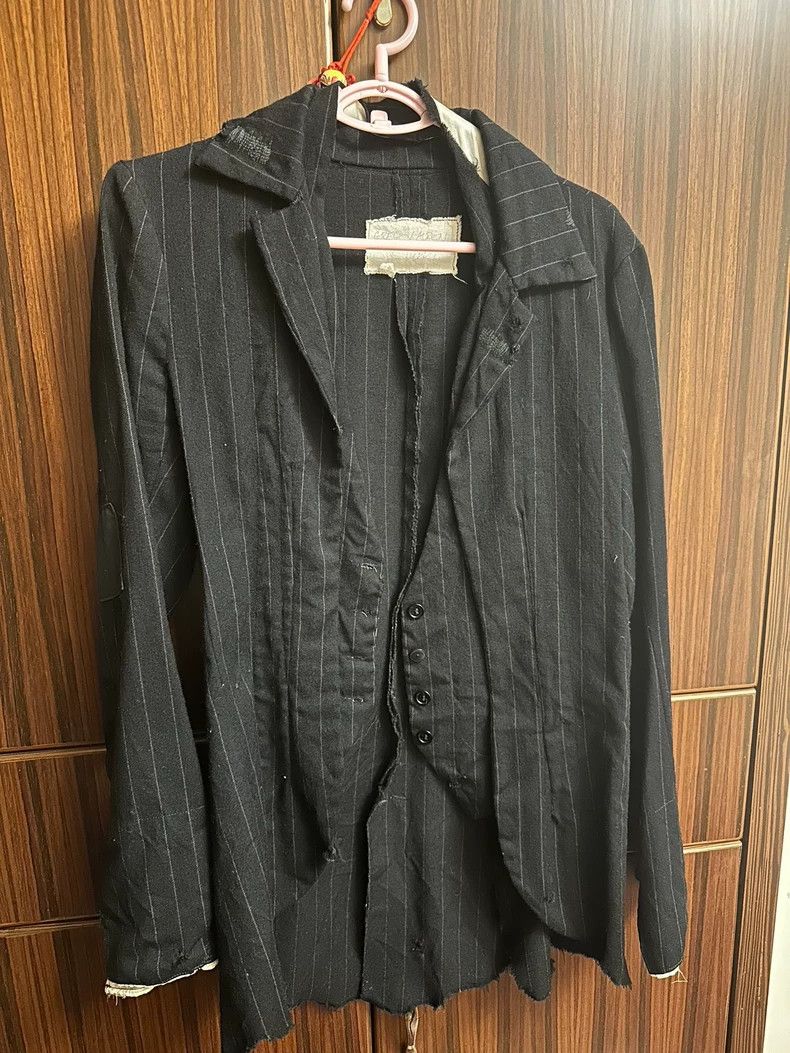 Greg Lauren Elegant Avant-Garde Suit with Waistcoat-dmc Size US M / EU 48-50 / 2 - 1 Thumbnail