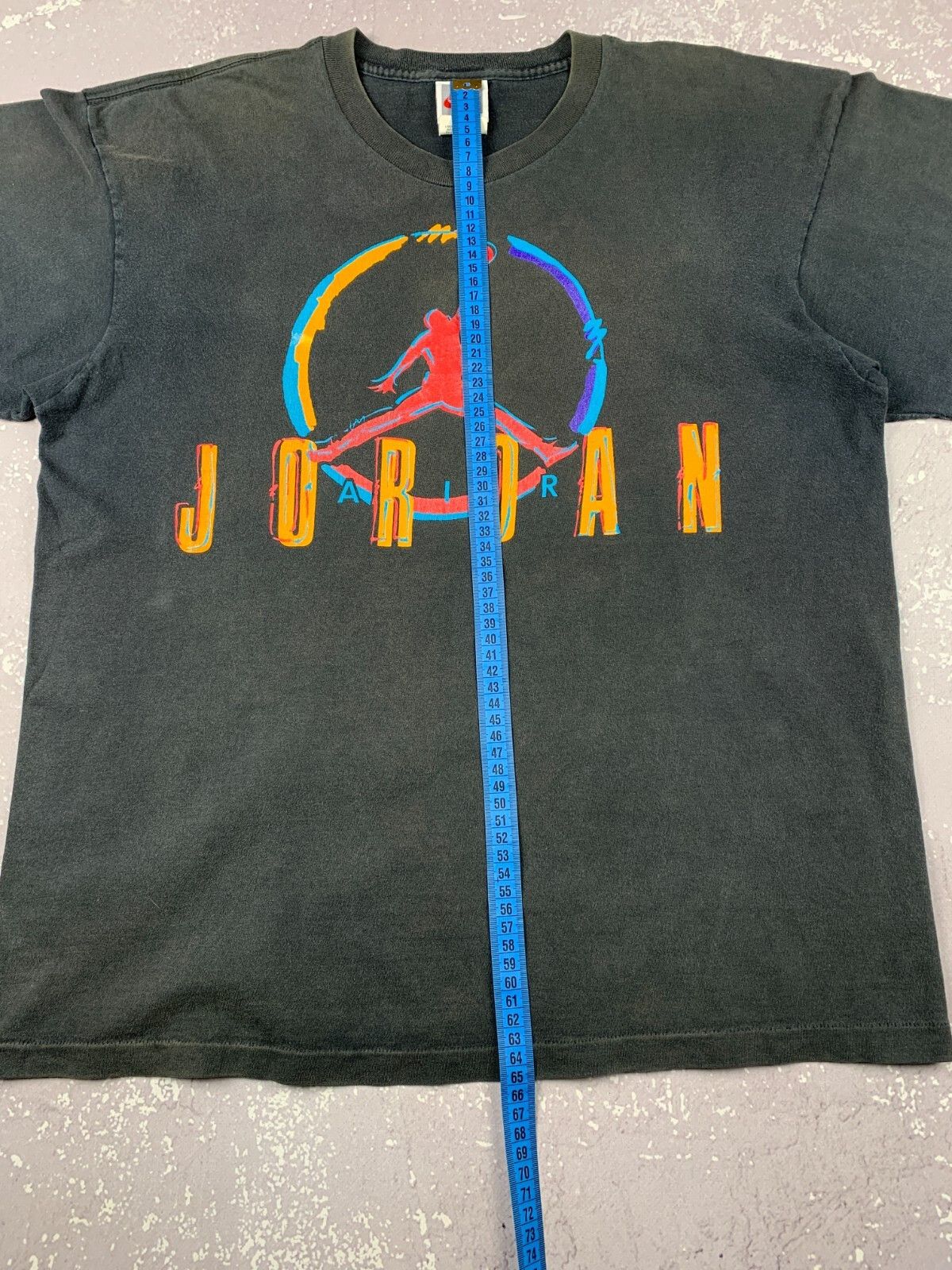 Nike Vintage 90s USA Nike x Jordan Sunfaded Single Stitch T Shirt Size US M / EU 48-50 / 2 - 13 Thumbnail