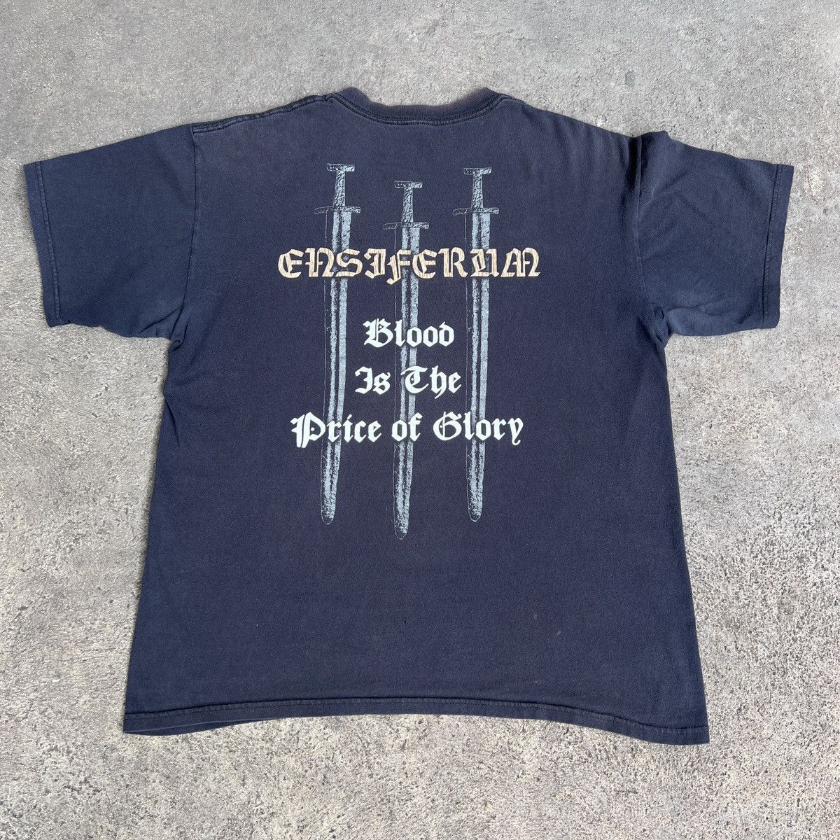 Band Tees Vintage Y2K Ensiferum Folk Power Viking Melodic death metal Size US L / EU 52-54 / 3 - 7 Thumbnail
