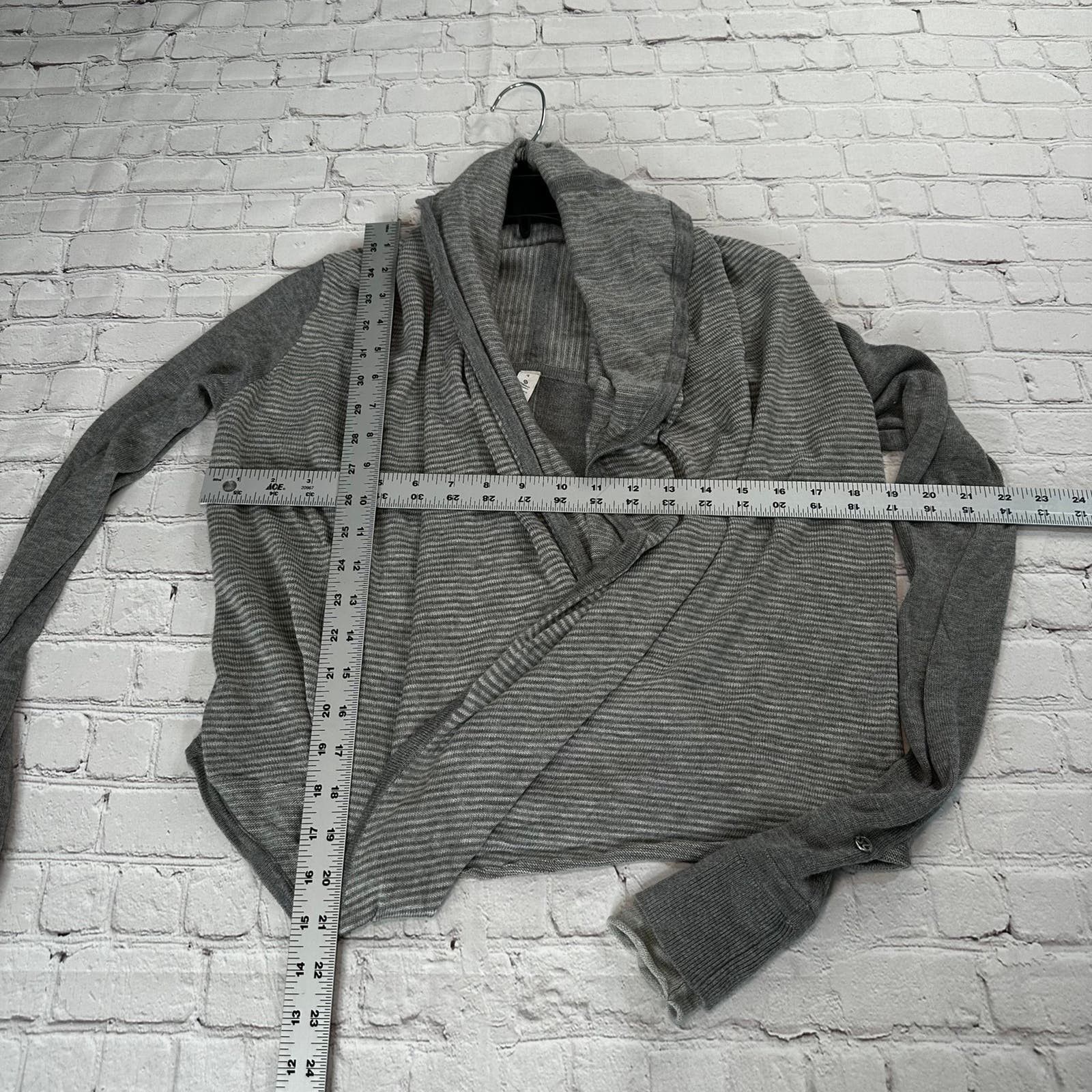 Lululemon LULULEMON Iconic Wrap Sweater Heathered Size S / US 4 / IT 40 - 8 Thumbnail