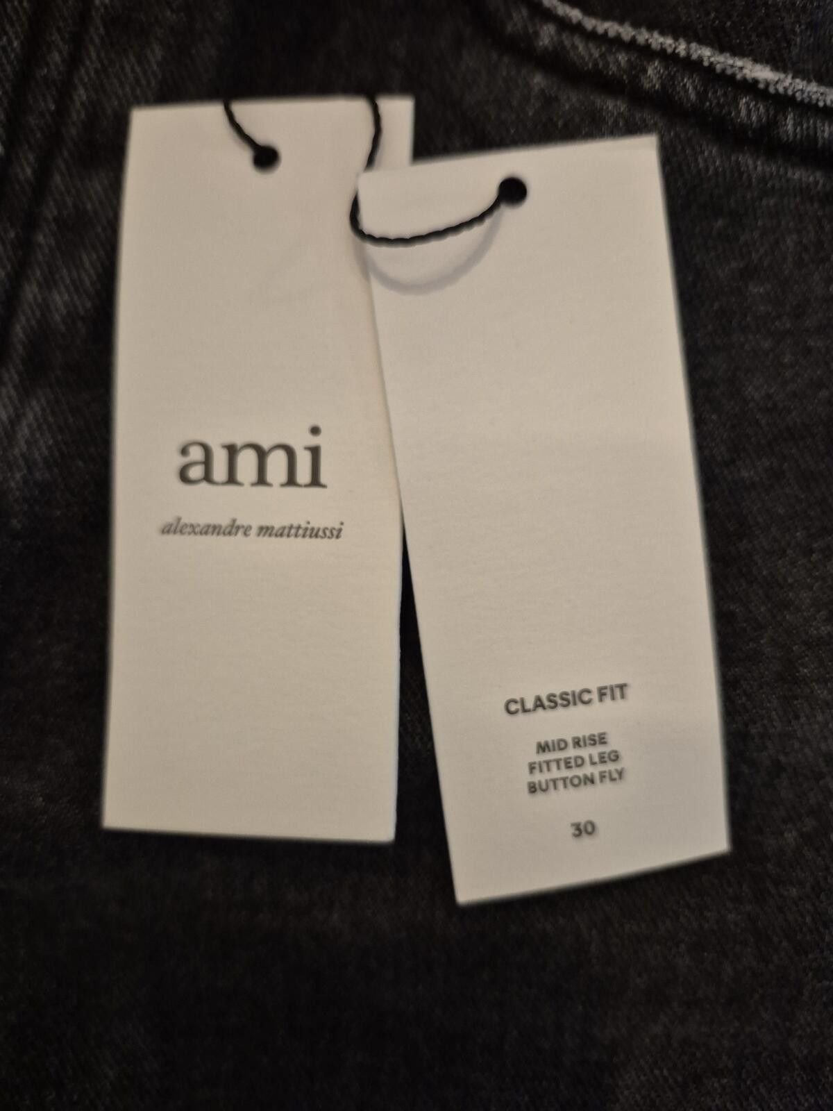 AMI Ami Denim Jeans Classic Fit Size 30 Size US 30 / EU 46 - 6 Thumbnail