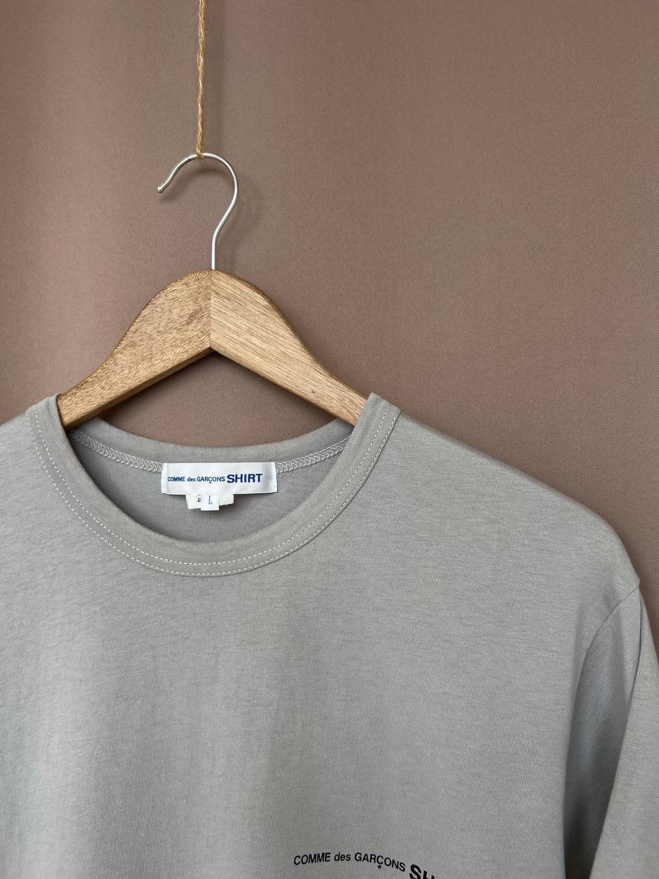 Comme des Garcons Comme Des Garcons Logo-Print T-Shirt Mens Size L Basic Logo Size US L / EU 52-54 / 3 - 6 Thumbnail