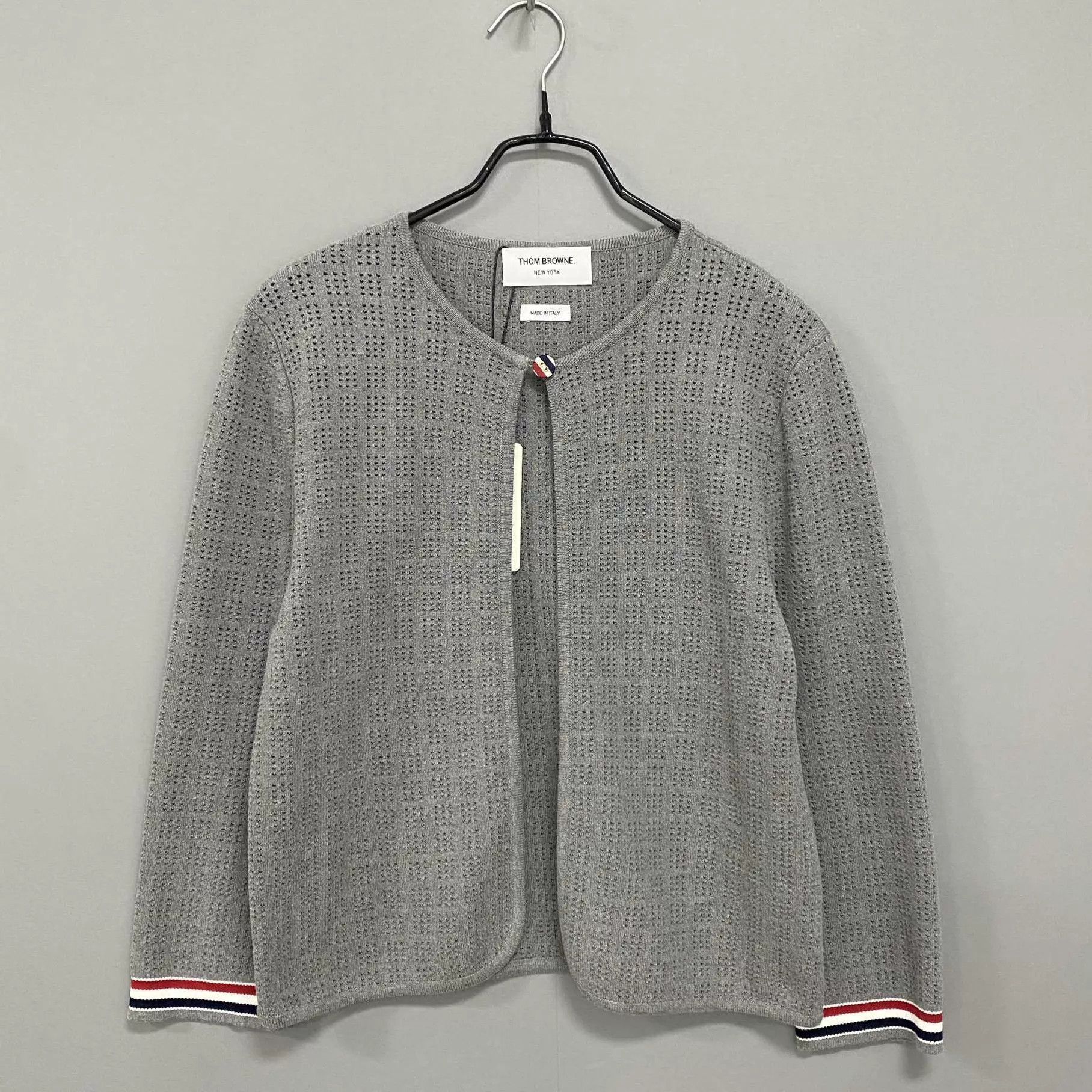 Thom Browne Thom Browne Mesh Knit Cardigan 38 99 New Size XS / US 0-2 / IT 36-38 - 1 Thumbnail