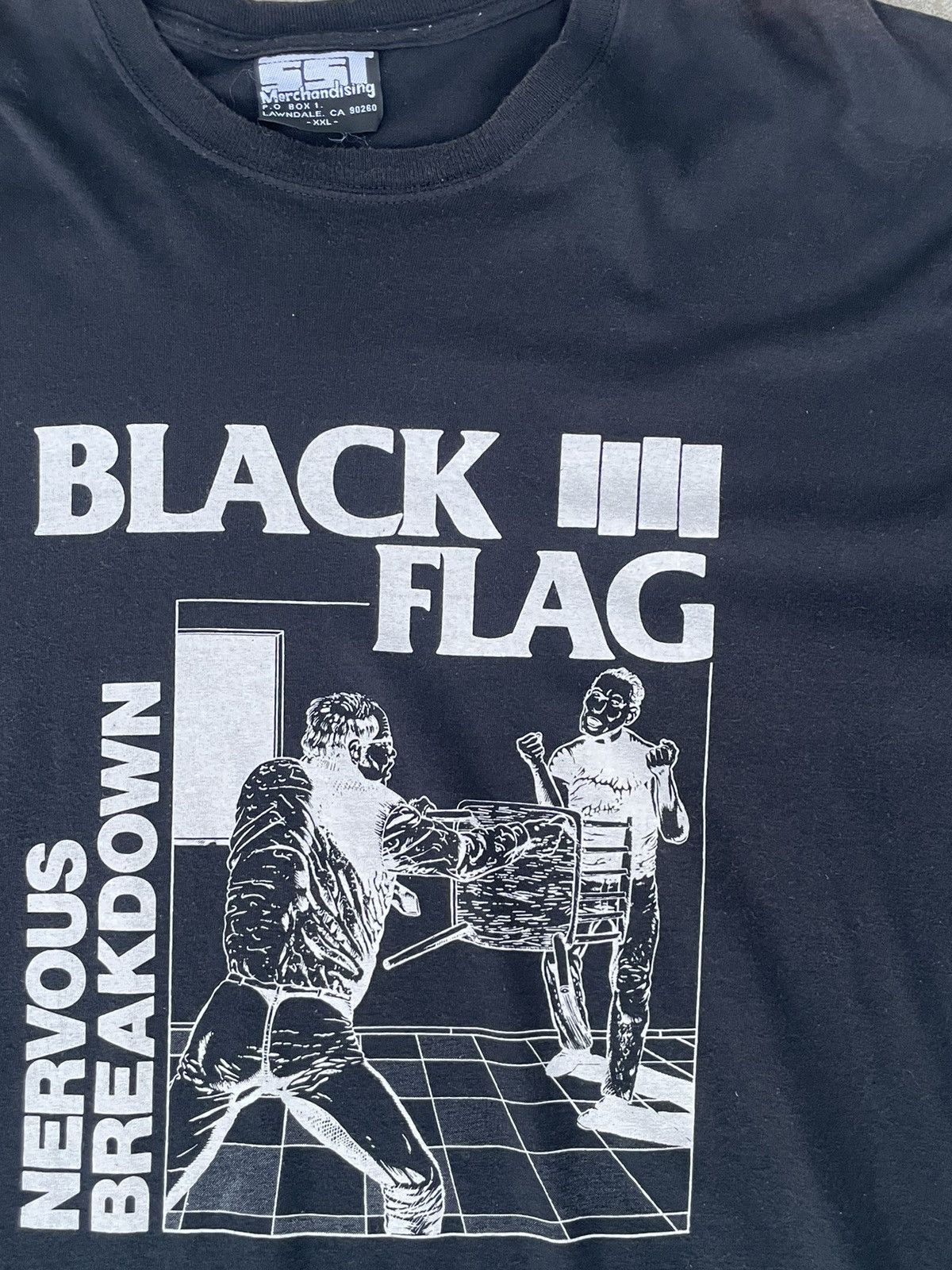 Black Flag Vintage Black Flags Tee Size US XXL / EU 58 / 5 - 3 Thumbnail