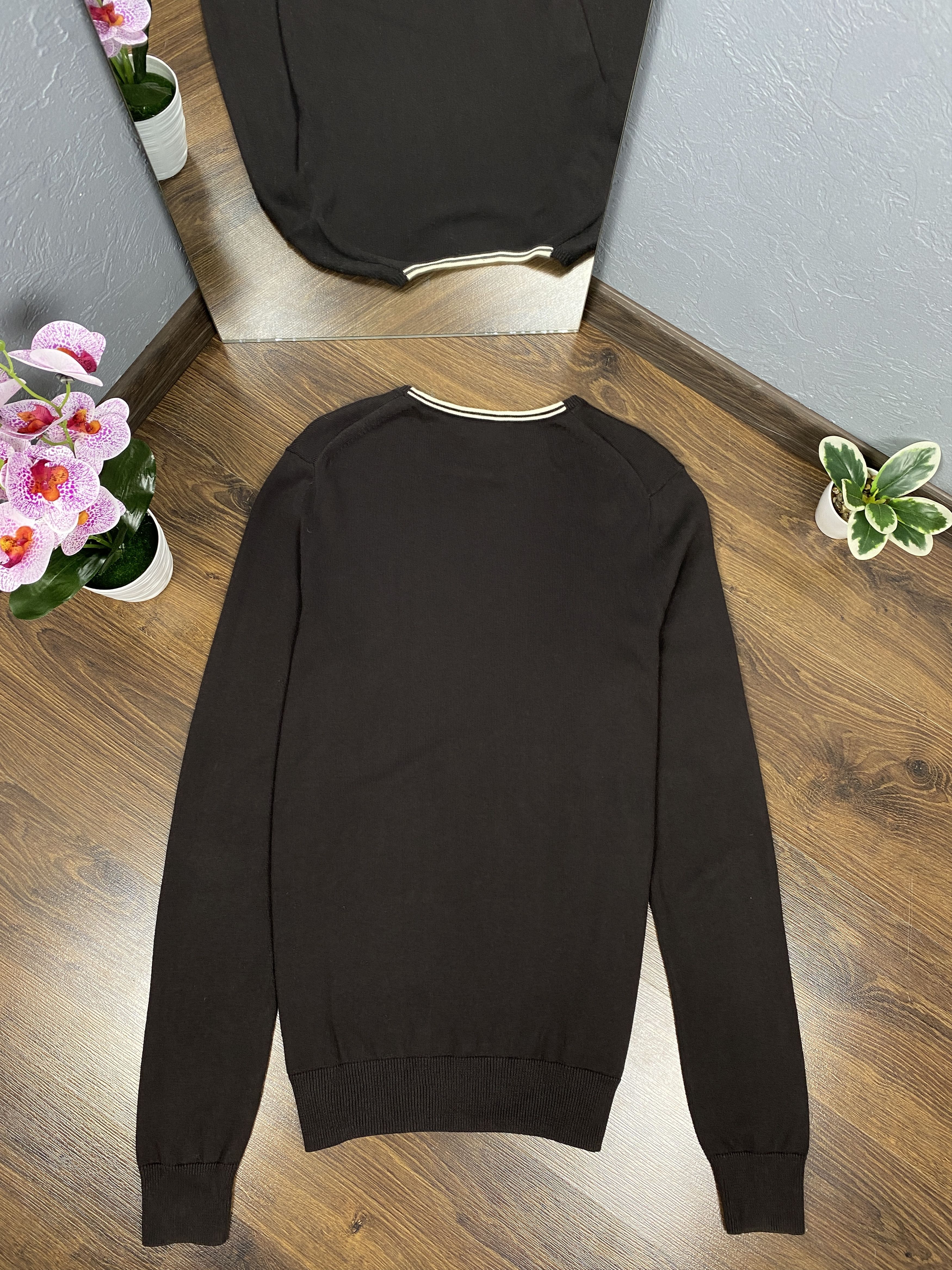 Fred Perry × Vintage Fred Perry vintage crew neck merino wool sweater Size US S / EU 44-46 / 1 - 6 Thumbnail