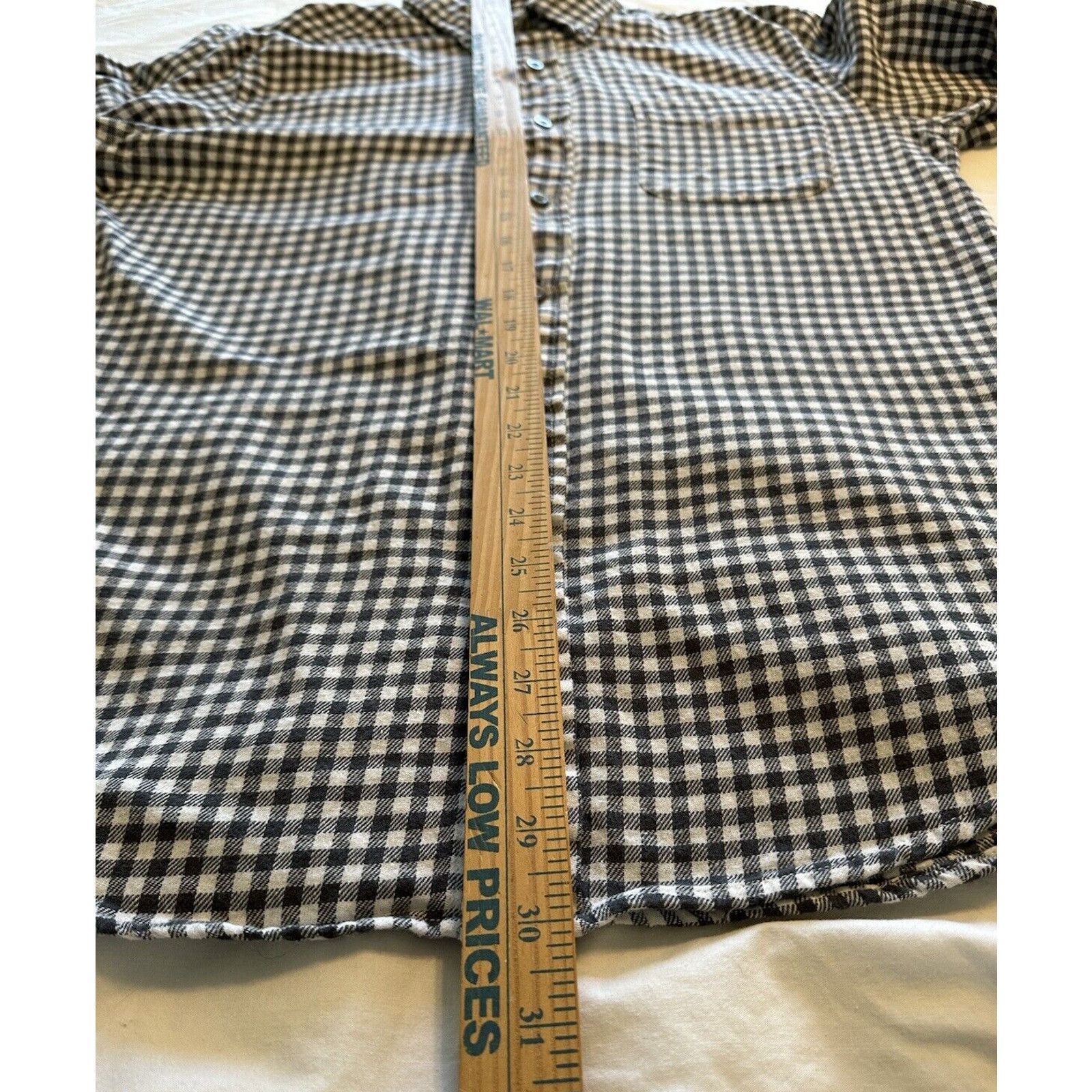 Saddlebred Saddlebred Button Flannel Shirt Black/White Check Medium Size US M / EU 48-50 / 2 - 6 Thumbnail