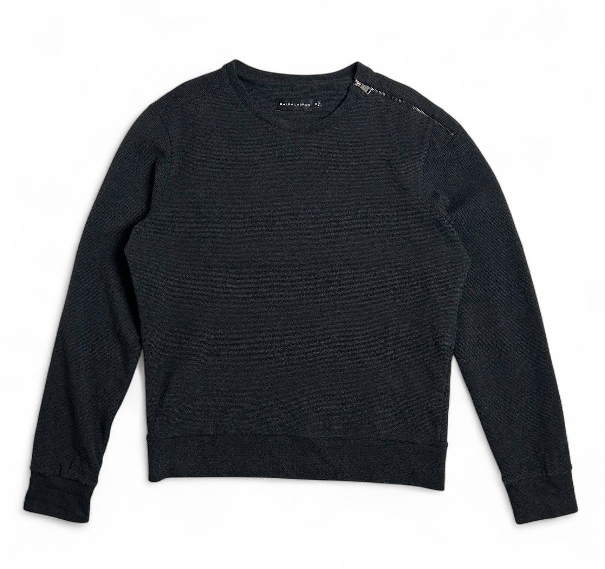 Ralph Lauren Black Label Ralph Lauren Black Label Shoulder Zip Sweatshirt Size US M / EU 48-50 / 2 - 1 Thumbnail