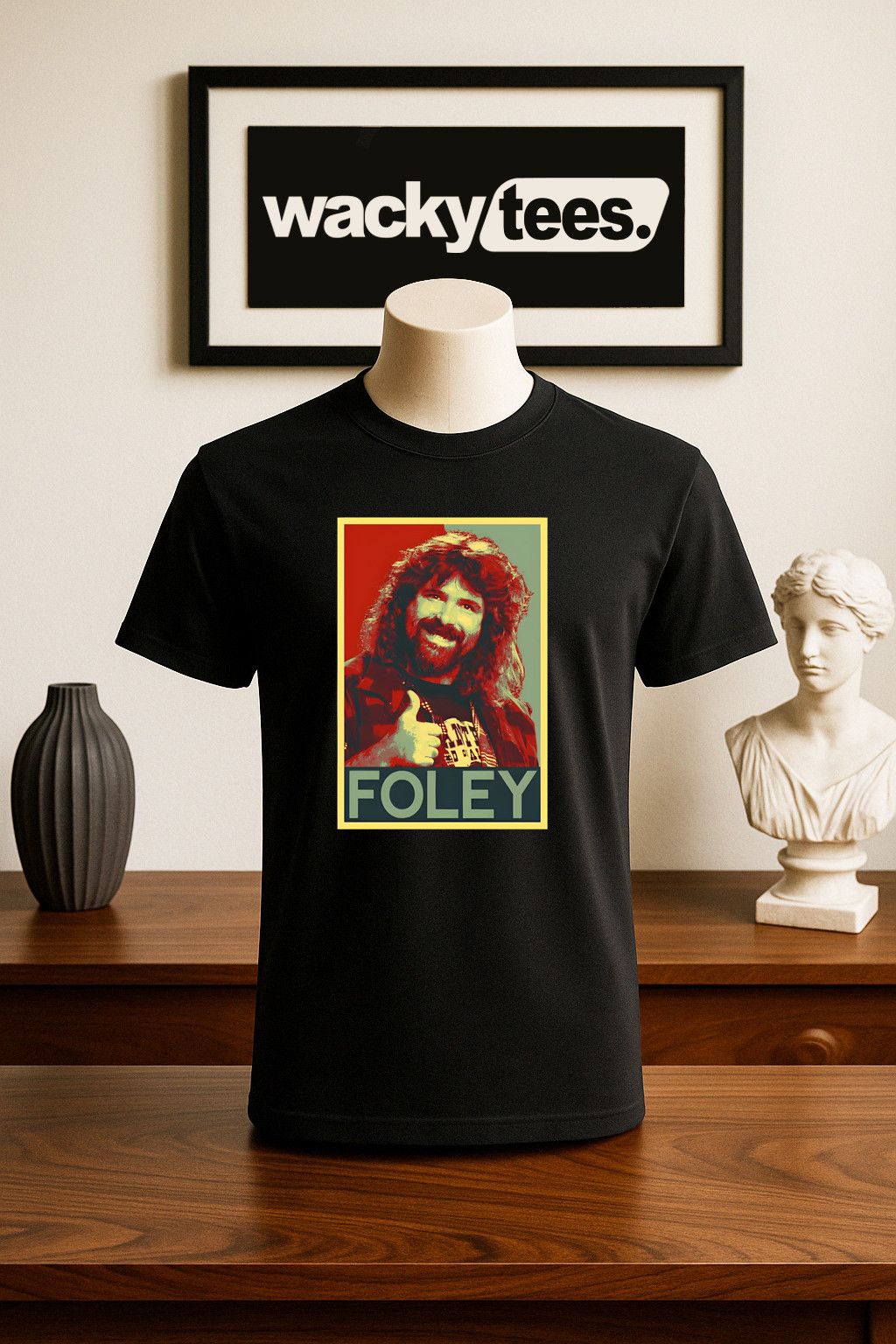 Other Foley Wrestling Mick Hall of Famer Socko Graphic Tee Shirt Size US L / EU 52-54 / 3 - 1 Thumbnail