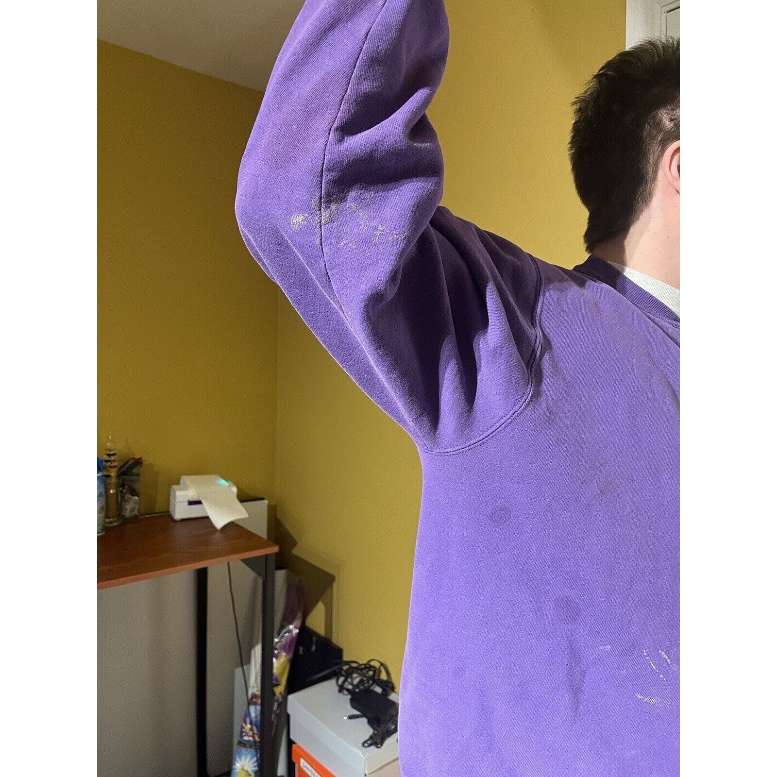 Champion Vintage Champion Sweatshirt Mens Size XL Purple USA Made 80s Size US XL / EU 56 / 4 - 3 Thumbnail