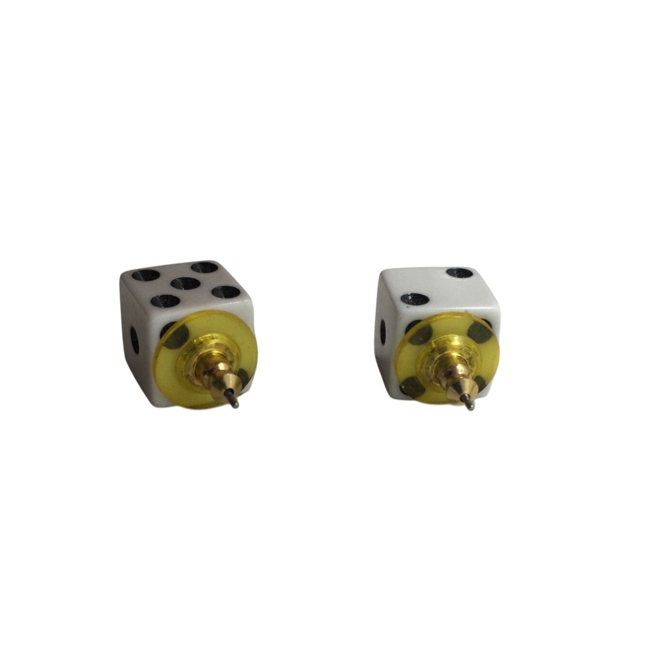 Other Women's Black and White Cube Dice Stud Earrings Size ONE SIZE - 6 Thumbnail