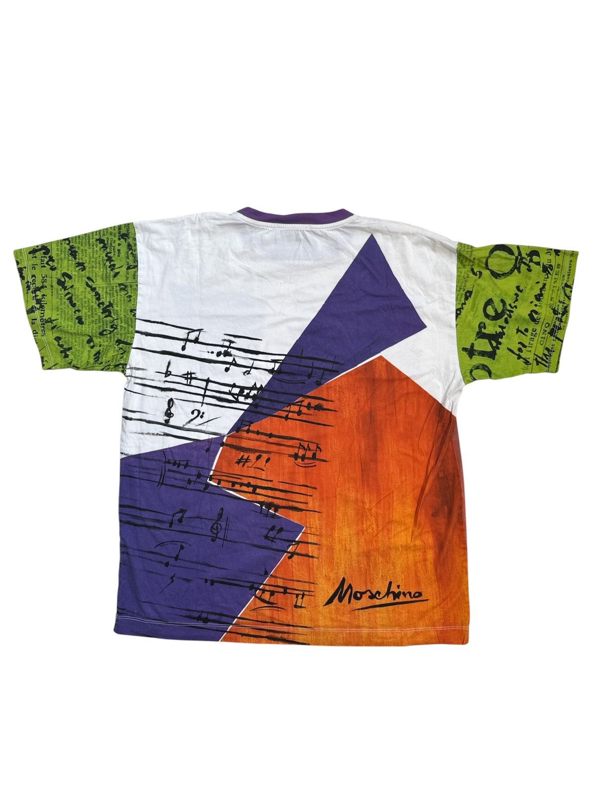 Jeremy Scott Moschino era Picasso T-shirt Size US L / EU 52-54 / 3 - 3 Thumbnail