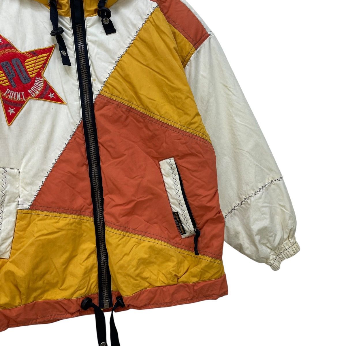 Japanese Brand 💥Japanese Brand Point Square Colour block Padded Parka Size US M / EU 48-50 / 2 - 5 Thumbnail