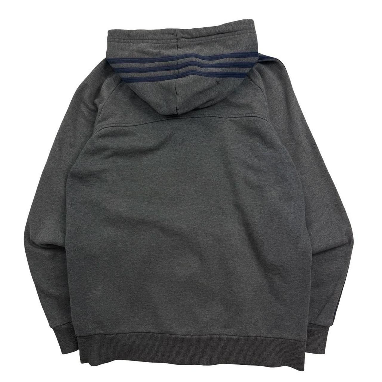 Adidas Adidas Performance Essentials 3 Stripe Zip Up Hoodie Medium Size US M / EU 48-50 / 2 - 2 Thumbnail