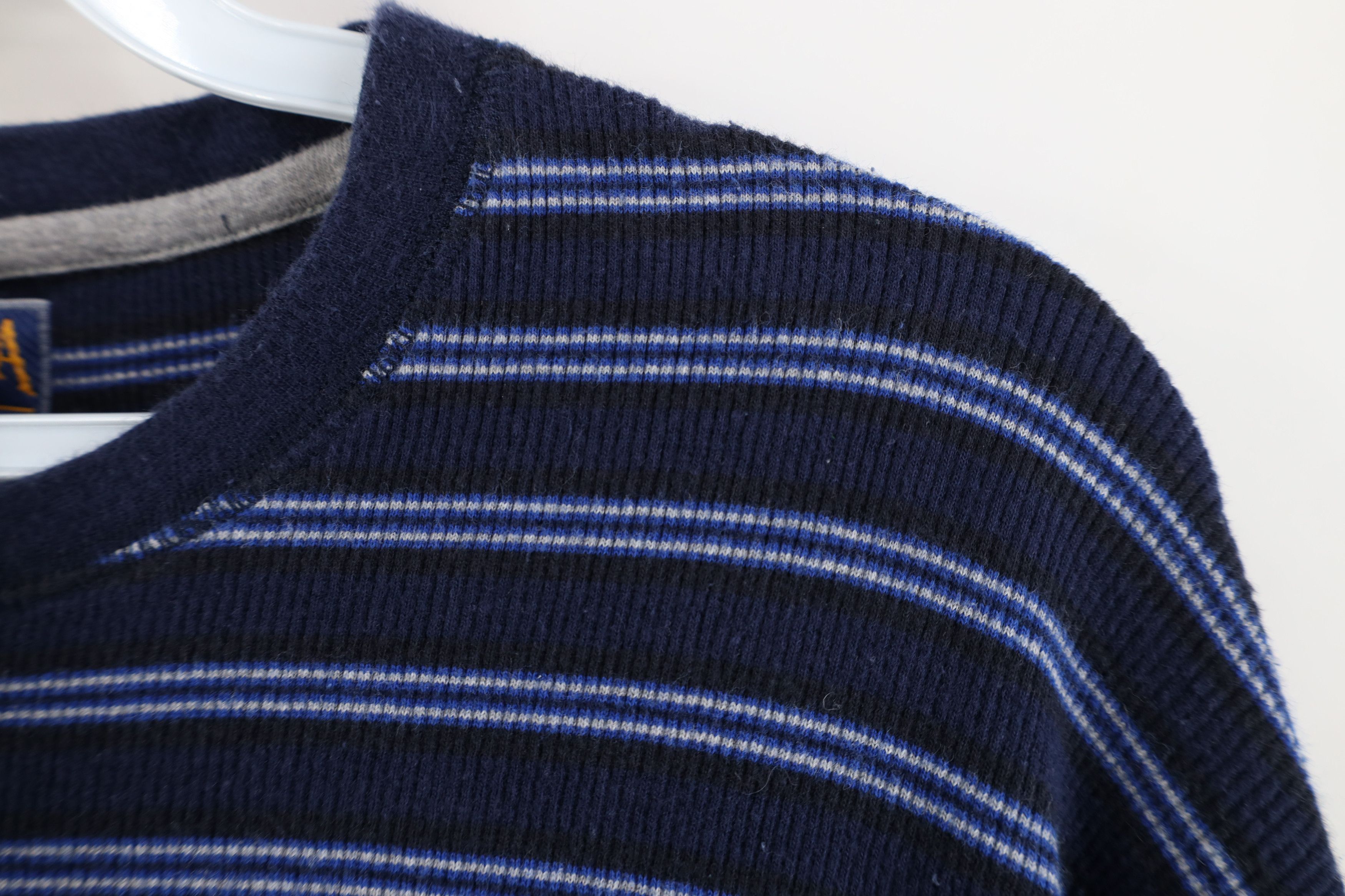 Nautica Vintage 90s Nautica Thermal Waffle Knit Long Sleeve T-Shirt Size US M / EU 48-50 / 2 - 6 Thumbnail
