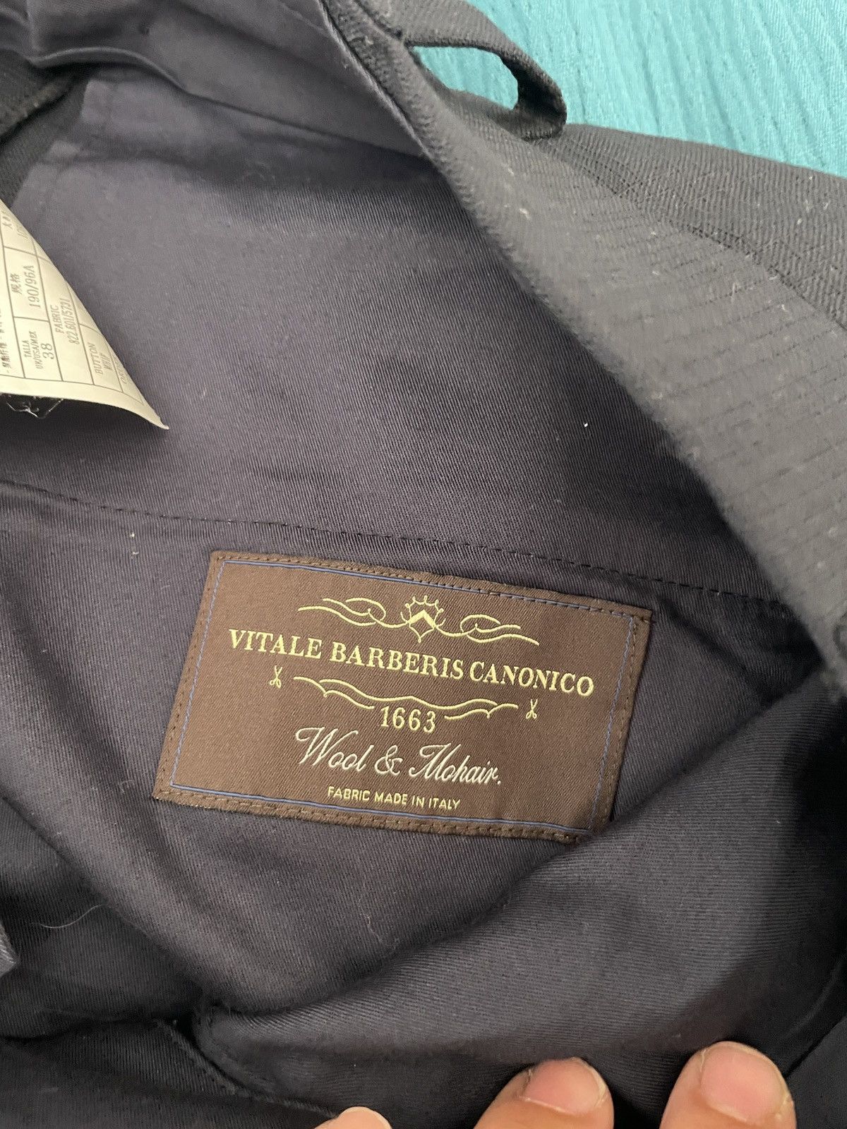 Suitsupply Vitale Barberis Canonico 1663 Wool & Mohair FF trousers Size US 36 / EU 52 - 8 Thumbnail