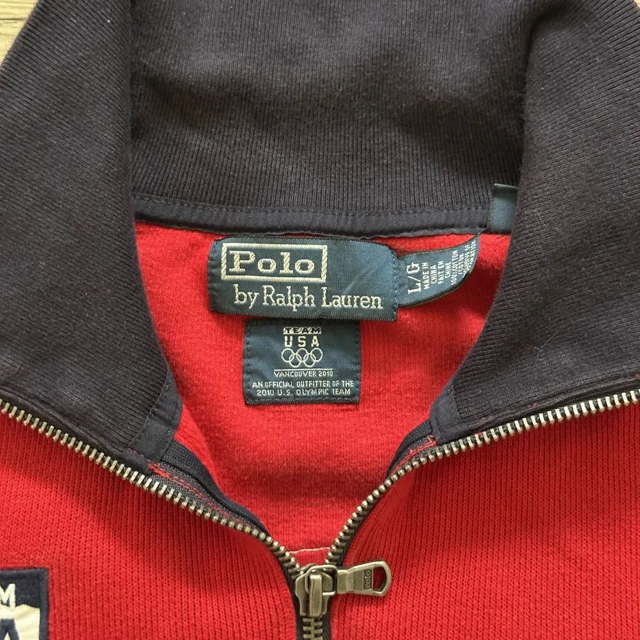 Polo Ralph Lauren Vintage Polo Ralph Lauren Team USA Winter Olympics Sweater Size US L / EU 52-54 / 3 - 4 Thumbnail