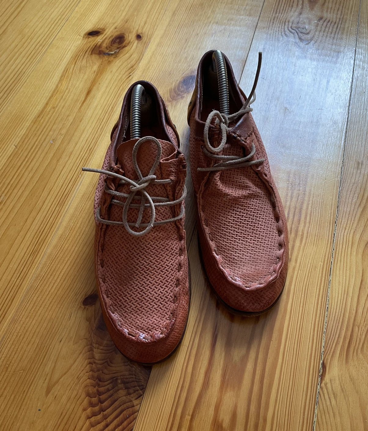 A.S.98 A.S.98 Leather Boat Reddish Brown Loafers Air Step Size US 8 / EU 41 - 6 Thumbnail