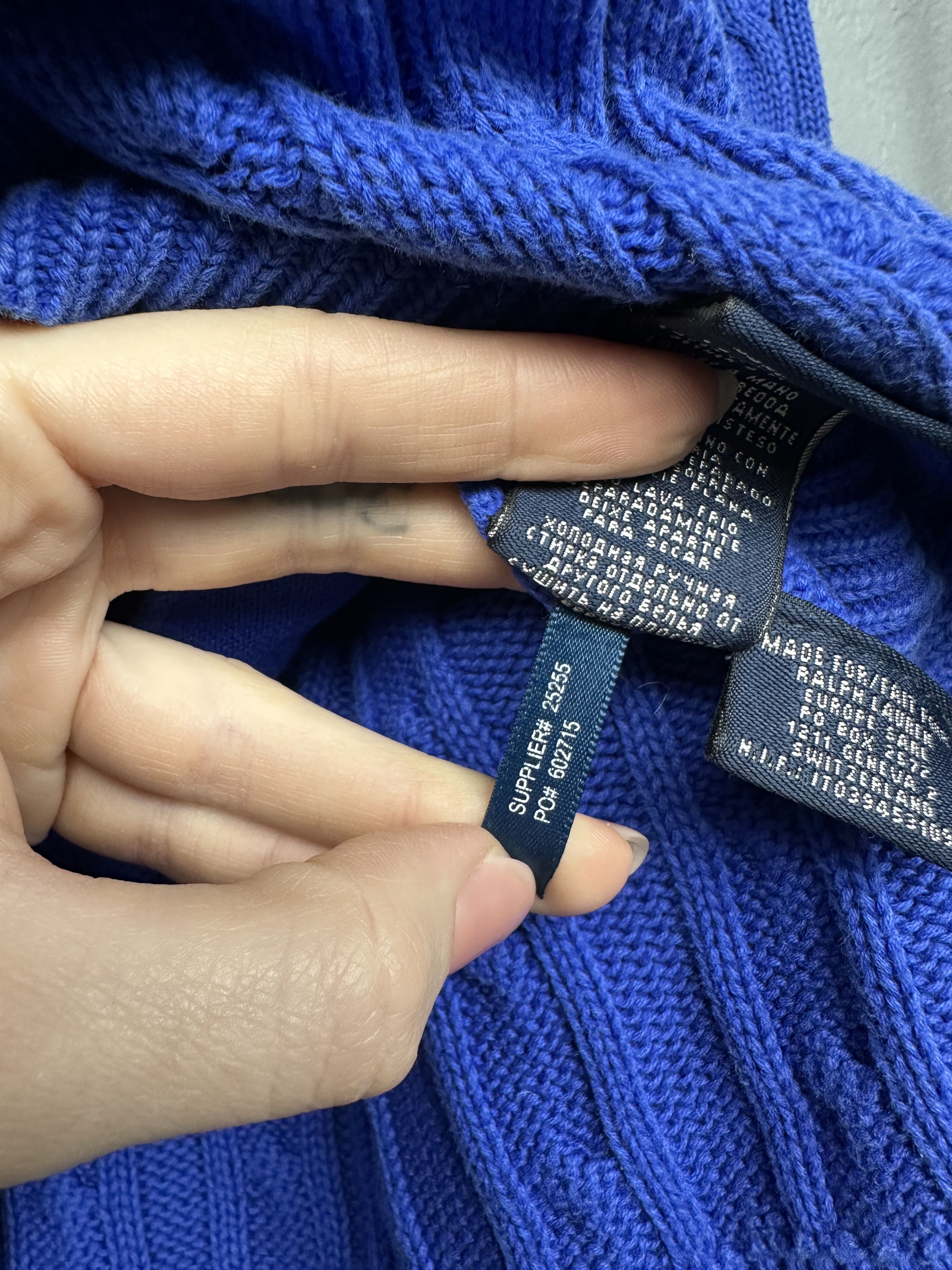 Polo Ralph Lauren Polo Ralph Lauren Vintage Womens Cable Knit Full Zip Sweater Size M / US 6-8 / IT 42-44 - 6 Thumbnail