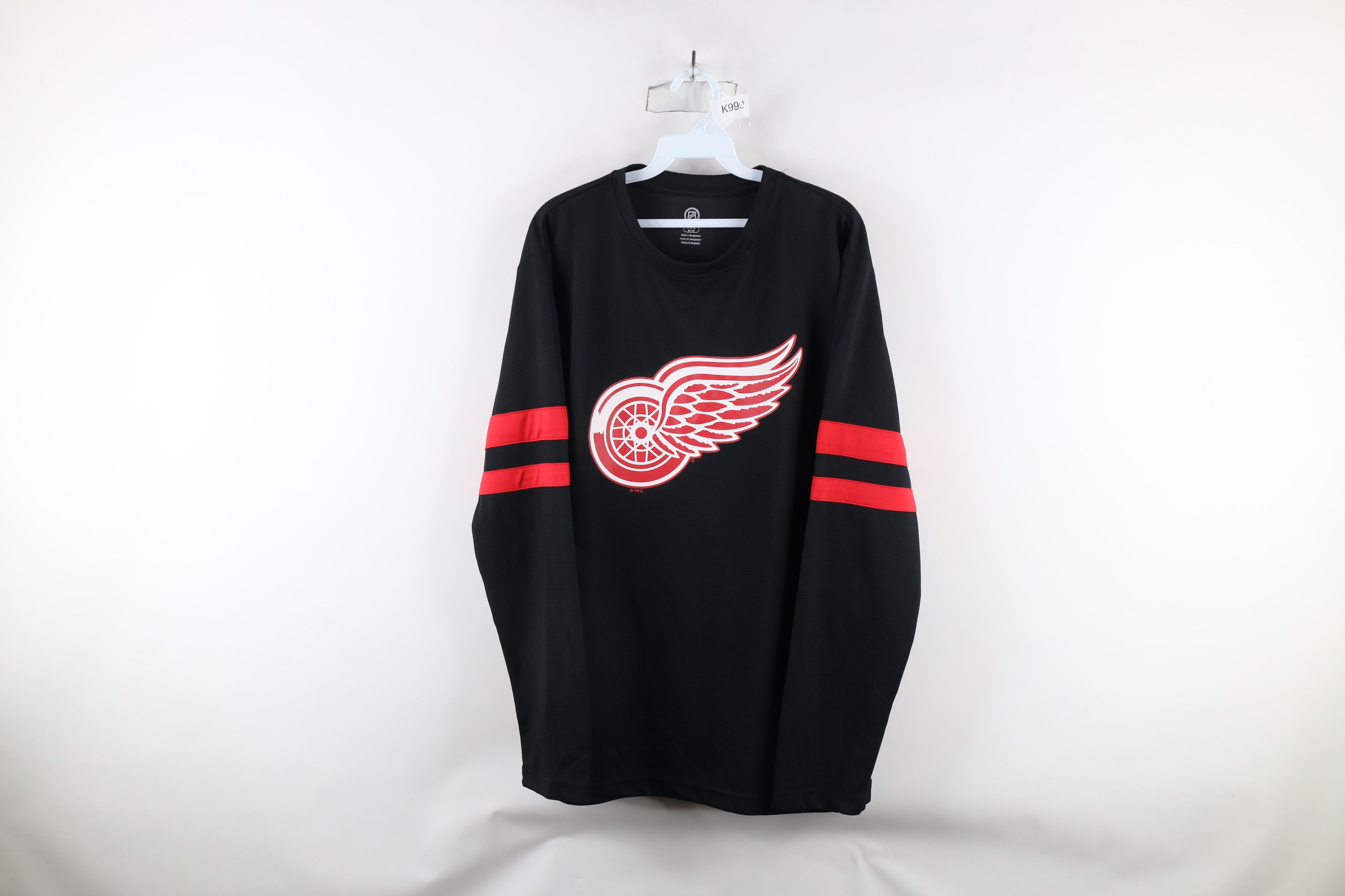 Vintage Vintage Knit Detroit Red Wings Hockey Jersey T-Shirt Black Size US L / EU 52-54 / 3 - 1 Thumbnail