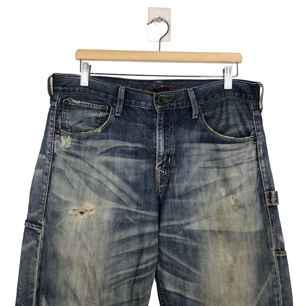 Levi's 🔥Vintage Distressed Denim Levi’s Lot 203 USA Size US 34 / EU 50 - 2 Thumbnail