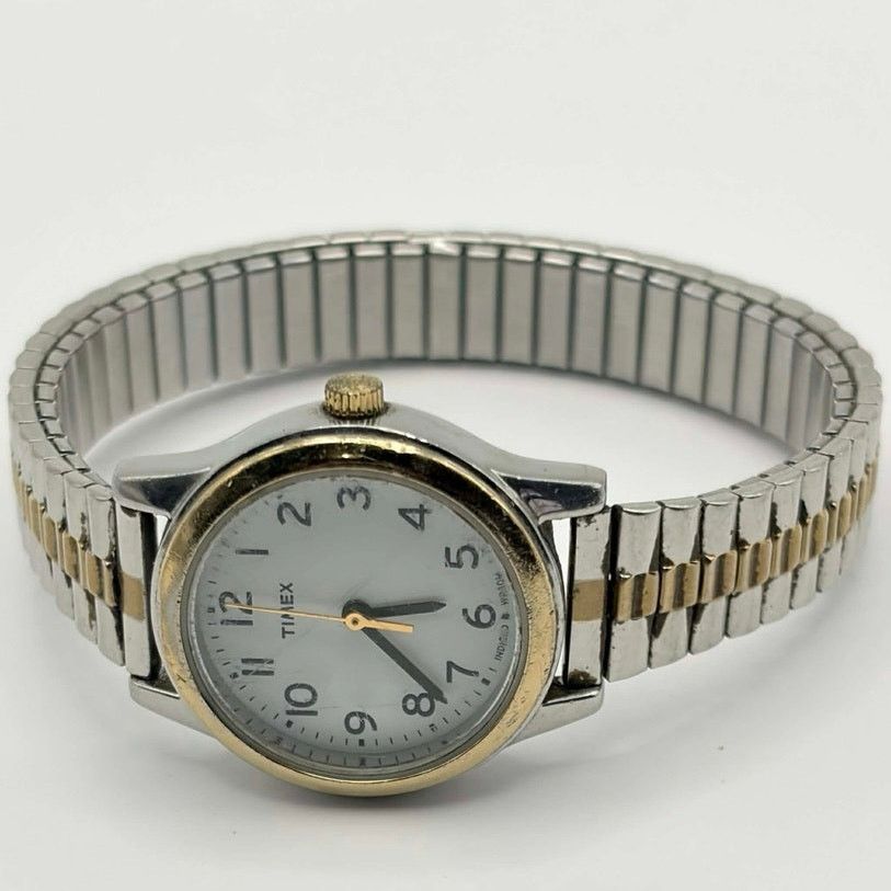 Timex Vintage Silver & Gold Timex Watch Size ONE SIZE - 3 Thumbnail
