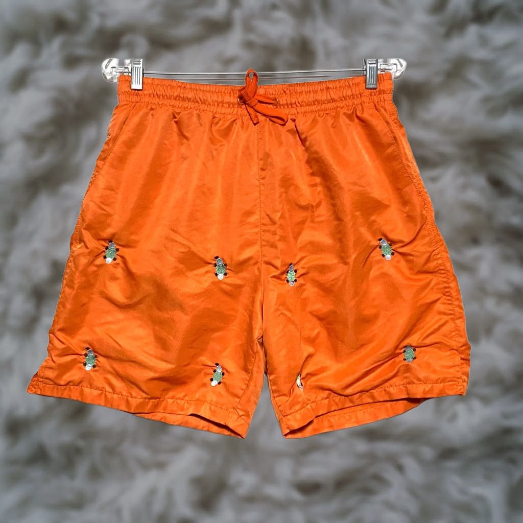 Vintage VINTAGE Driptition Orange Novelty Shorts Mens M Water Animal Beaver Otter Size US 31 - 1 Thumbnail