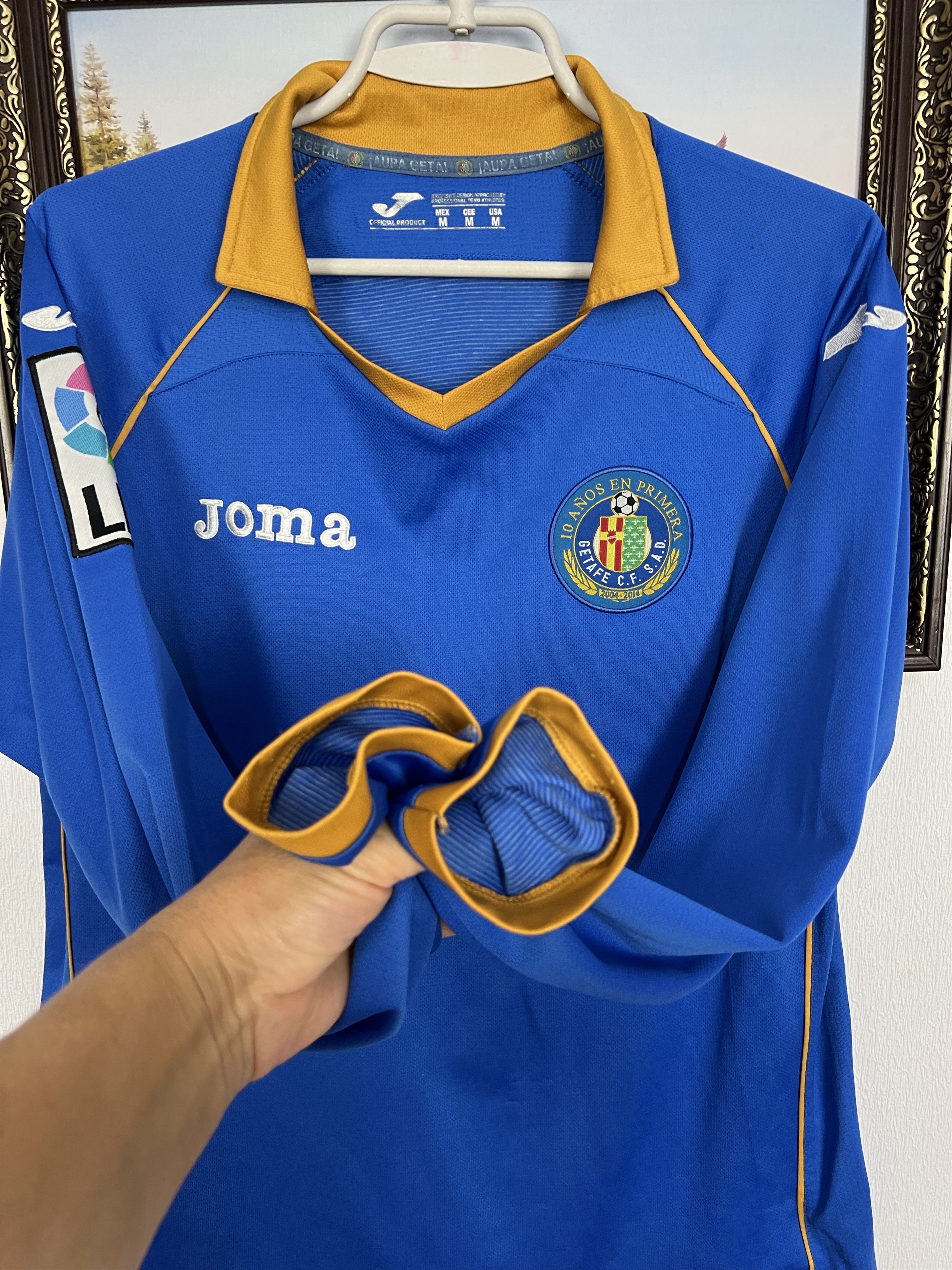 Joma Getafe Home football shirt 2013 Soccer Long Sleeve Joma Size US M / EU 48-50 / 2 - 10 Thumbnail
