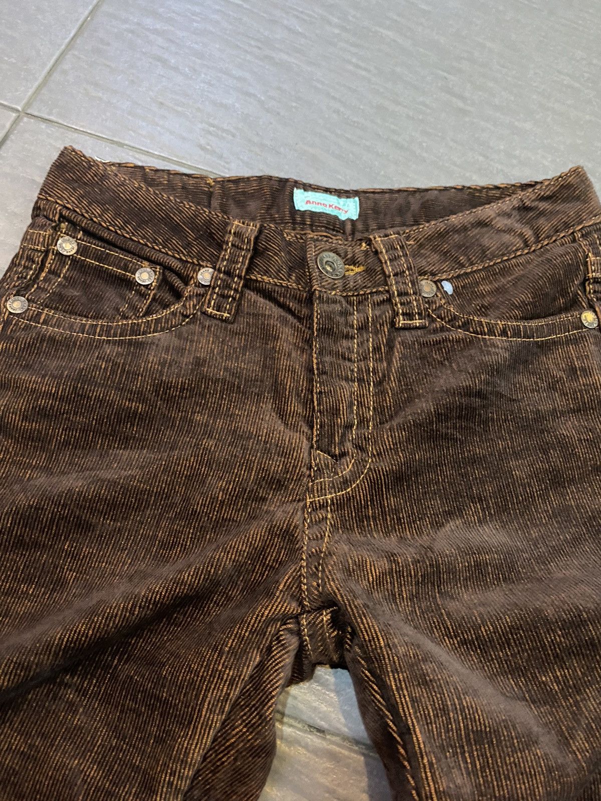 Hysteric Glamour × Japanese Brand × Tornado Mart Flare Anna Kerry corduroy Boot Cut Size 29" - 6 Thumbnail