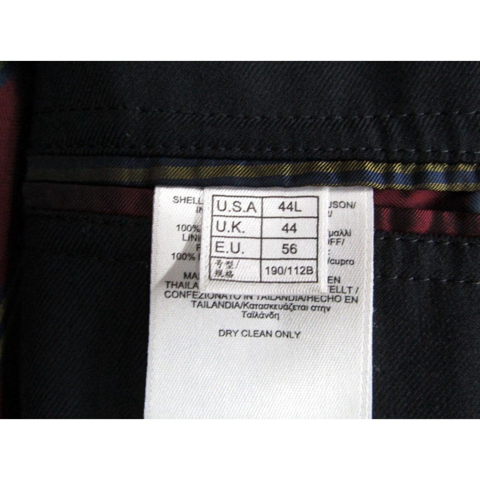 Brooks Brothers Brooks Brothers Jacket Mens 44 Long Blue Wool Blazer 2 Button Double Vent Size 44R - 4 Thumbnail