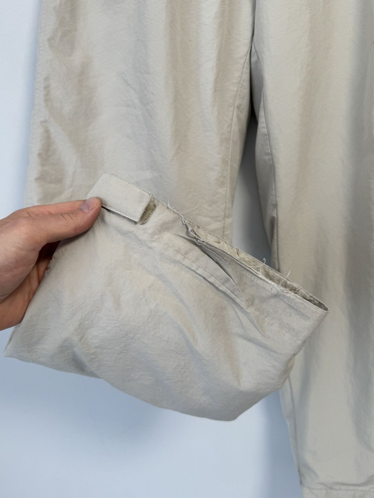 Nike Nike Vintage Nylon Pants Beige Swoosh Y2K Style Size US 34 / EU 50 - 5 Thumbnail