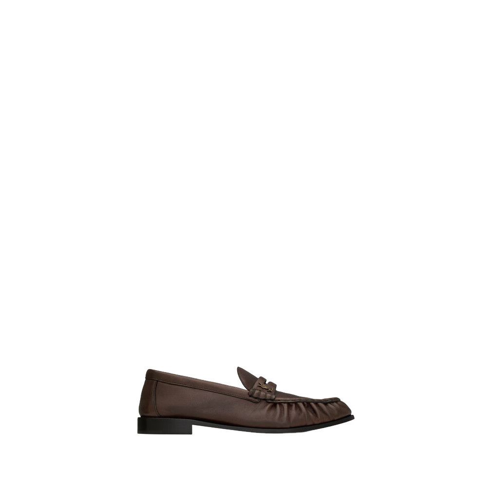 SAINT LAURENT Le Loafer Supple $1150 Paris Brown Matte Loafe