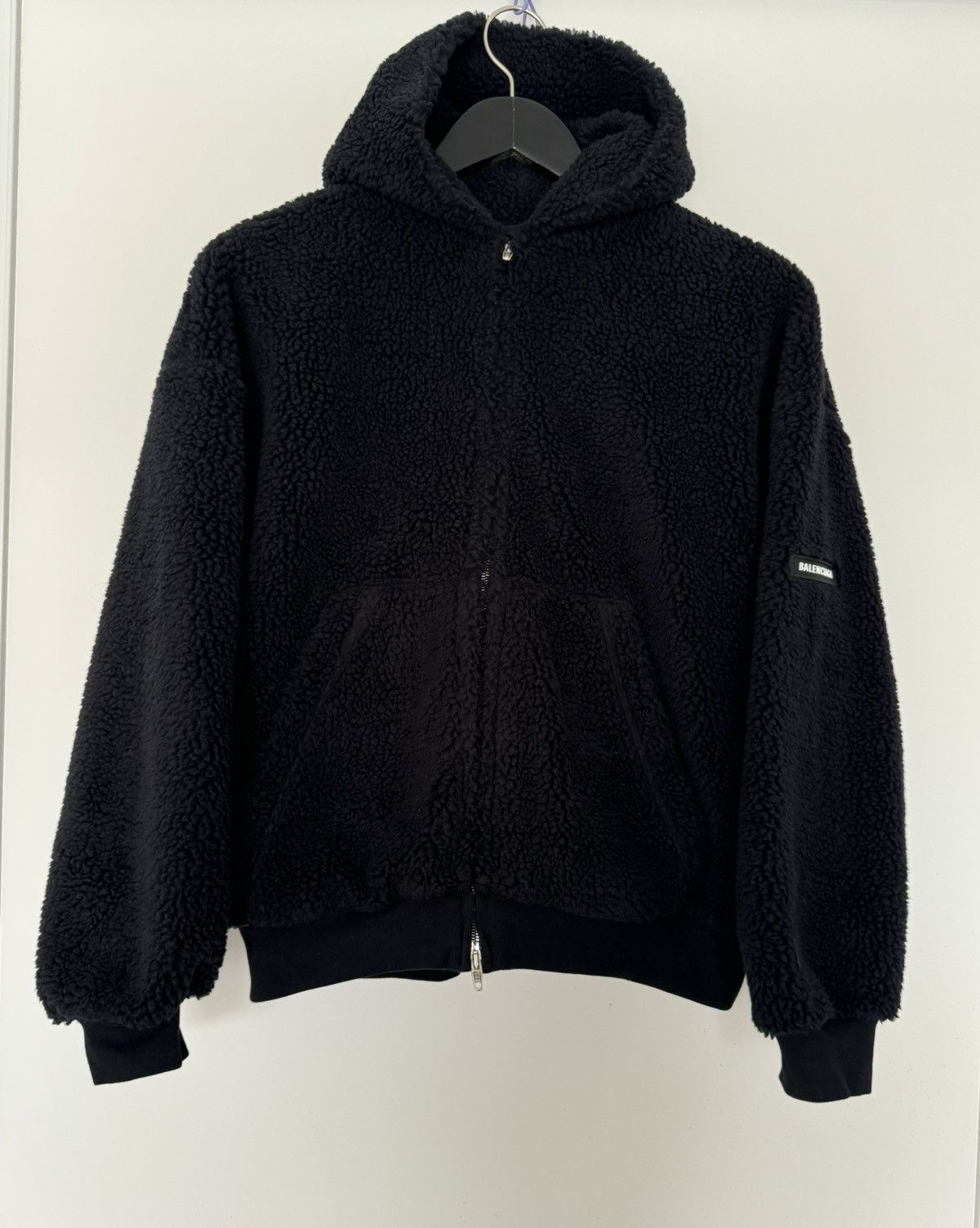 Balenciaga Balenciaga Oversized Fleece Hoodie Size US XS / EU 42 / 0 - 6 Thumbnail