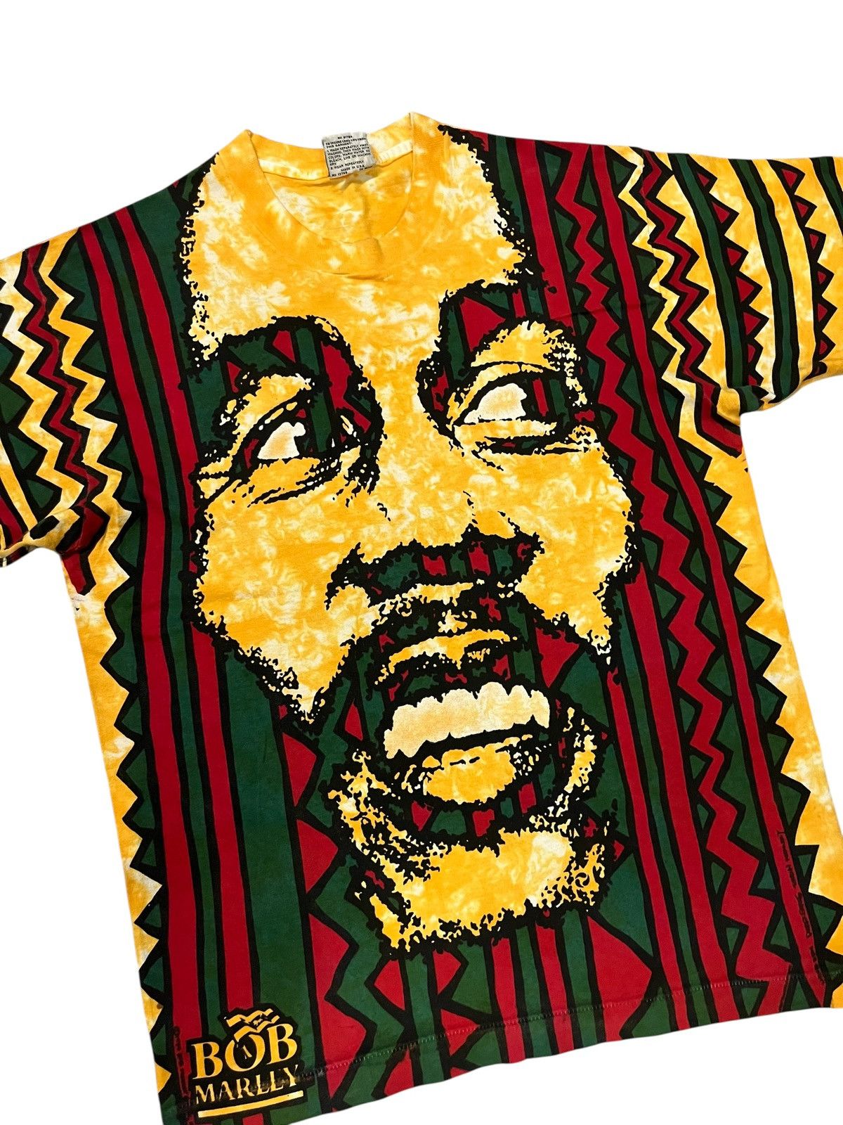 Band Tees Vintage Bob Marley Liquid blue 90s Size US L / EU 52-54 / 3 - 5 Thumbnail