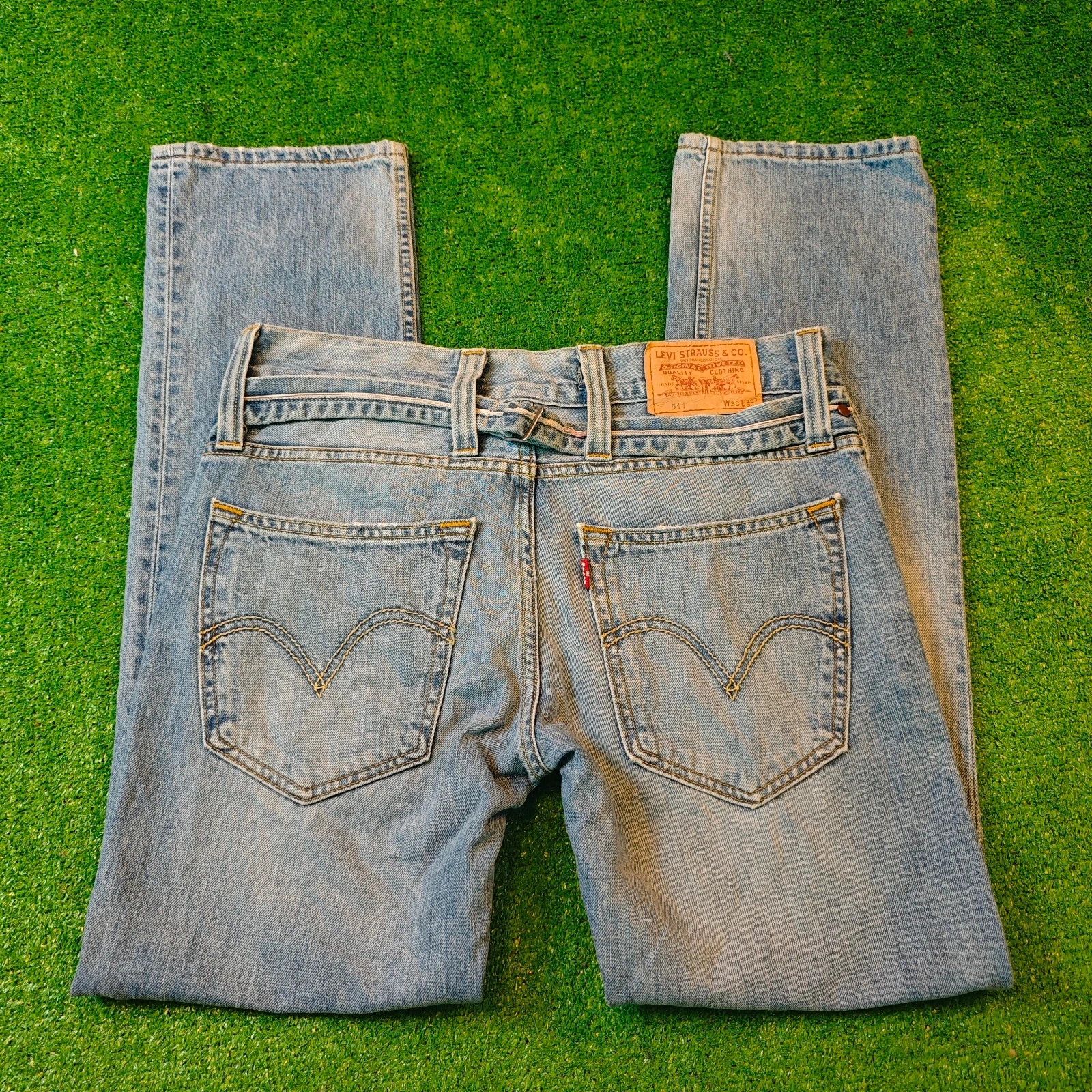Levi's Levi's 511 Jeans Mens 33x32 blue Slim straight regular Size 33" - 1 Thumbnail
