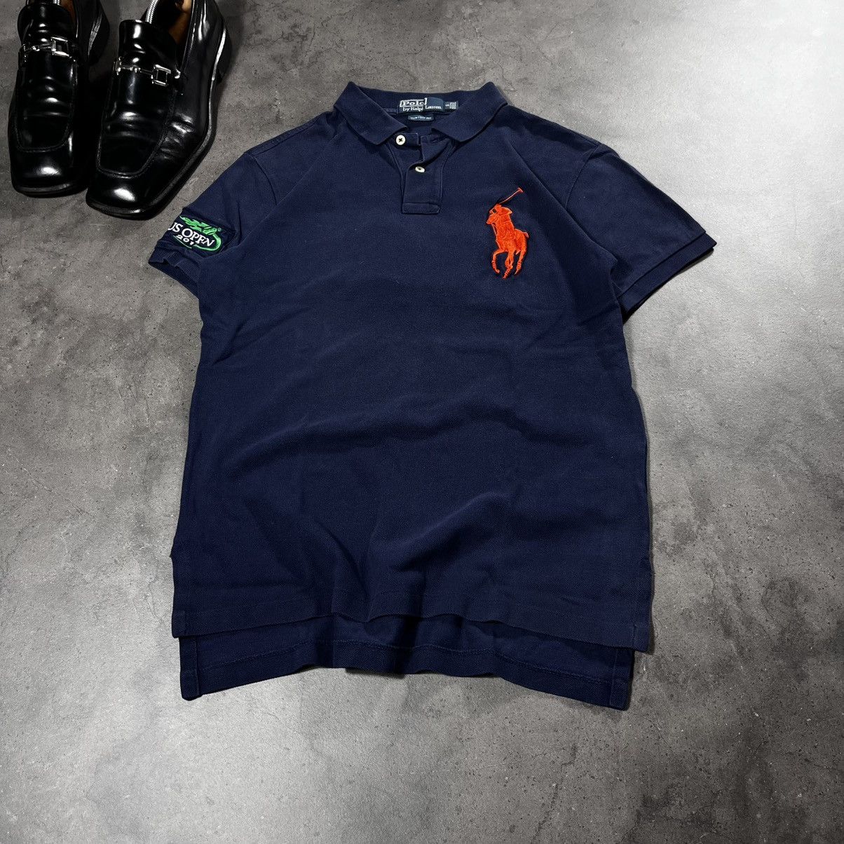 Polo Ralph Lauren Polo Ralph Lauren 00s Vintage US Open Rugby Polo Shirt Tee Size US S / EU 44-46 / 1 - 2 Thumbnail