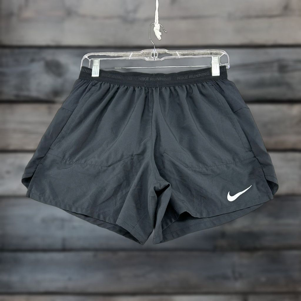 Nike Nike Shorts Mens Small Black Dri Fit Running Flex Stride Pocket DM4755 010 Size US 29 - 1 Thumbnail