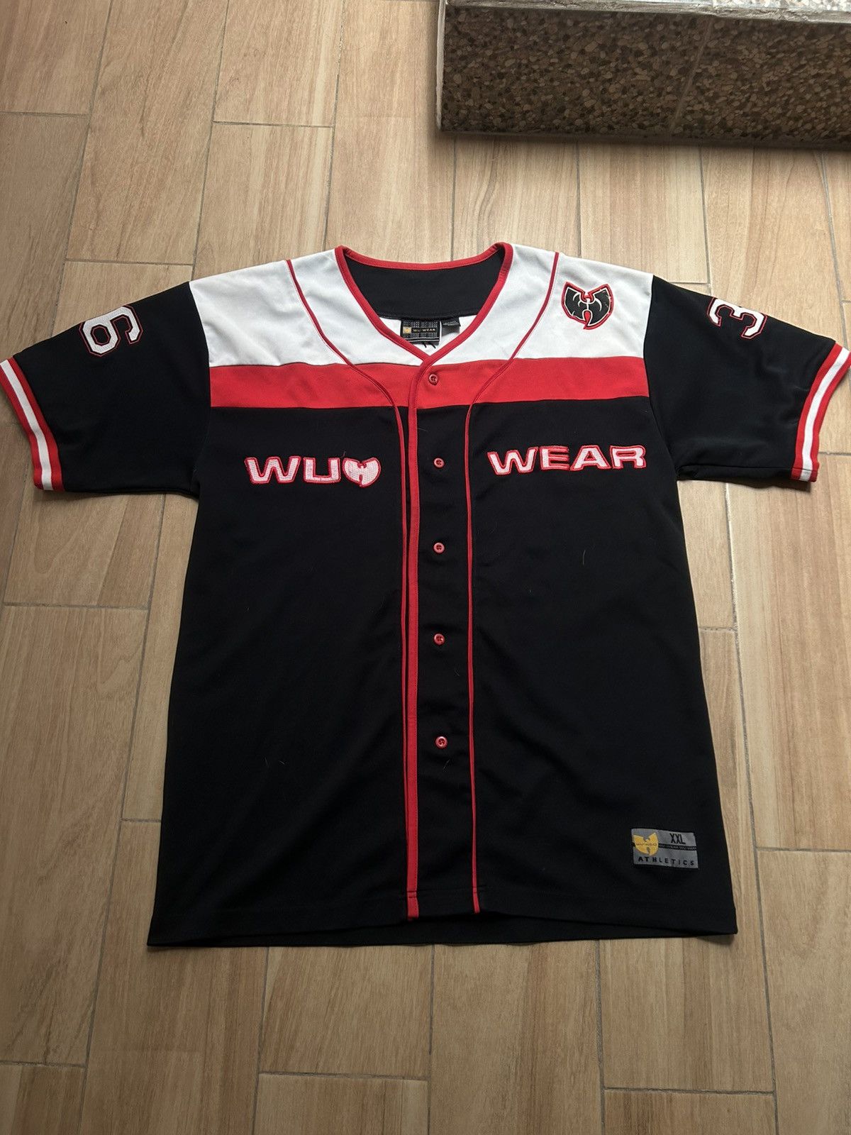 Vintage × Wu-Tang Clan Wu wear tang 36 90s rap shirt jersey gang