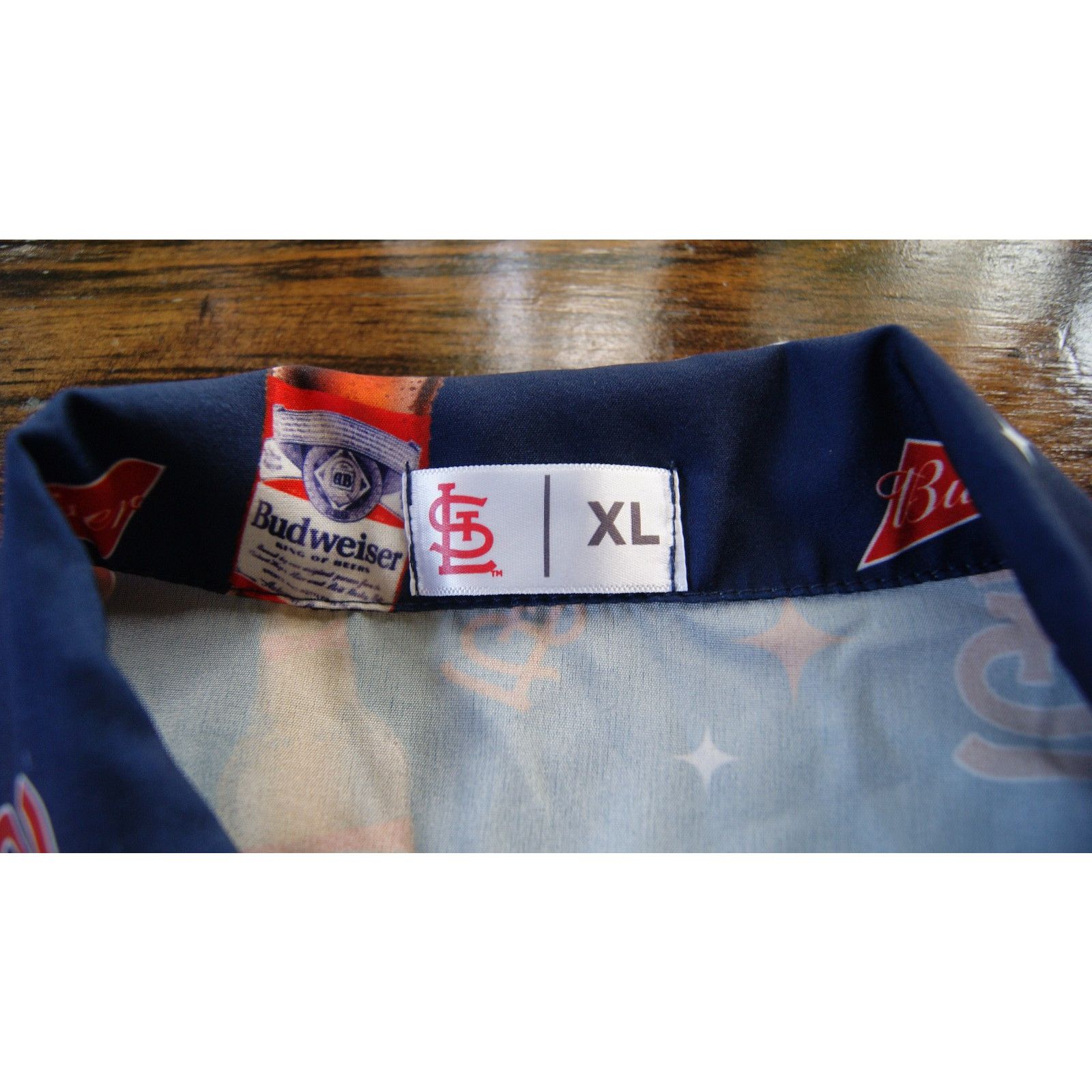 Budweiser St Louis Cardinals Budweiser SGA Button Up Shirt Mens XL Size US XL / EU 56 / 4 - 3 Thumbnail