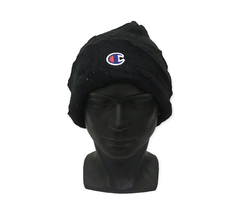 image of Champion Small Logo Beanie Hat, Men's