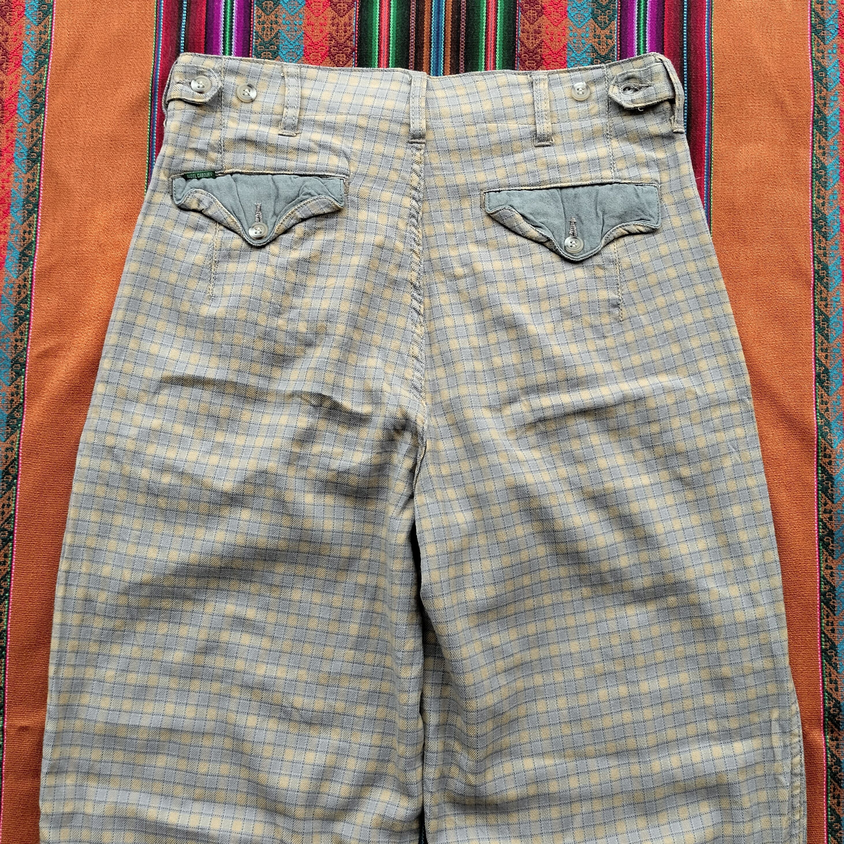 Nigel Cabourn Vintage Nigel cabourn mountain bike plaid pants Size US 30 / EU 46 - 11 Thumbnail