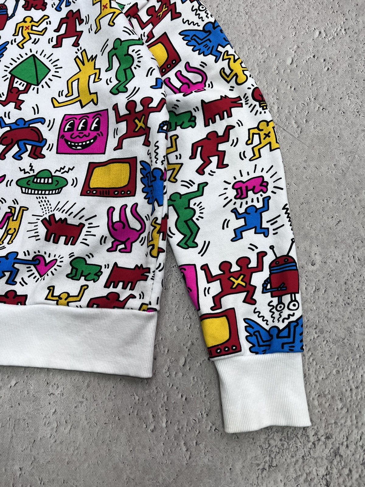Japanese Brand × Keith Haring Keith Haring × Big Bang Pop art Kpop Hoodie Sweater Size US M / EU 48-50 / 2 - 13 Thumbnail