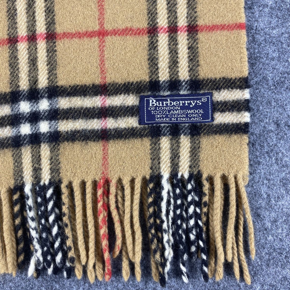 Burberry × Vintage Burberrys Scarf # Muffler # Neckwear # D672 Size ONE SIZE - 3 Thumbnail