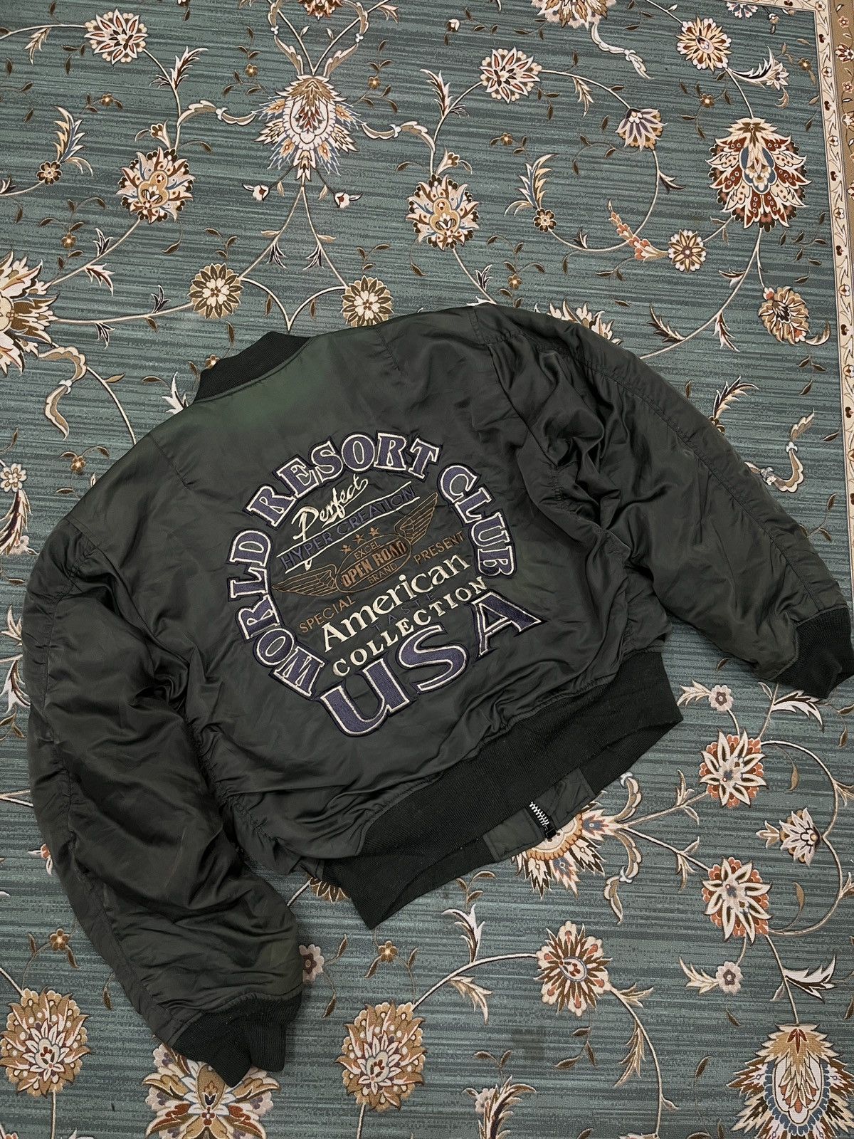 Vintage 🔥🔥🔥STEALS VTG AMERICAN CASUAL MA1 FLIGHT JACKET Size US L / EU 52-54 / 3 - 2 Thumbnail