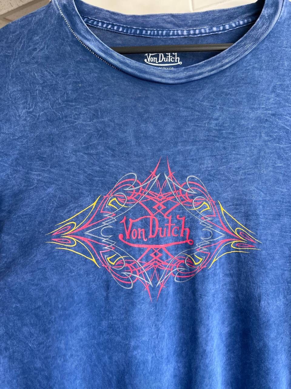 Japanese Brand × Vintage × Von Dutch Vintage Von Dutch Big Logo Streetwear Rare Y2K Long Sleeve Size US L / EU 52-54 / 3 - 2 Thumbnail