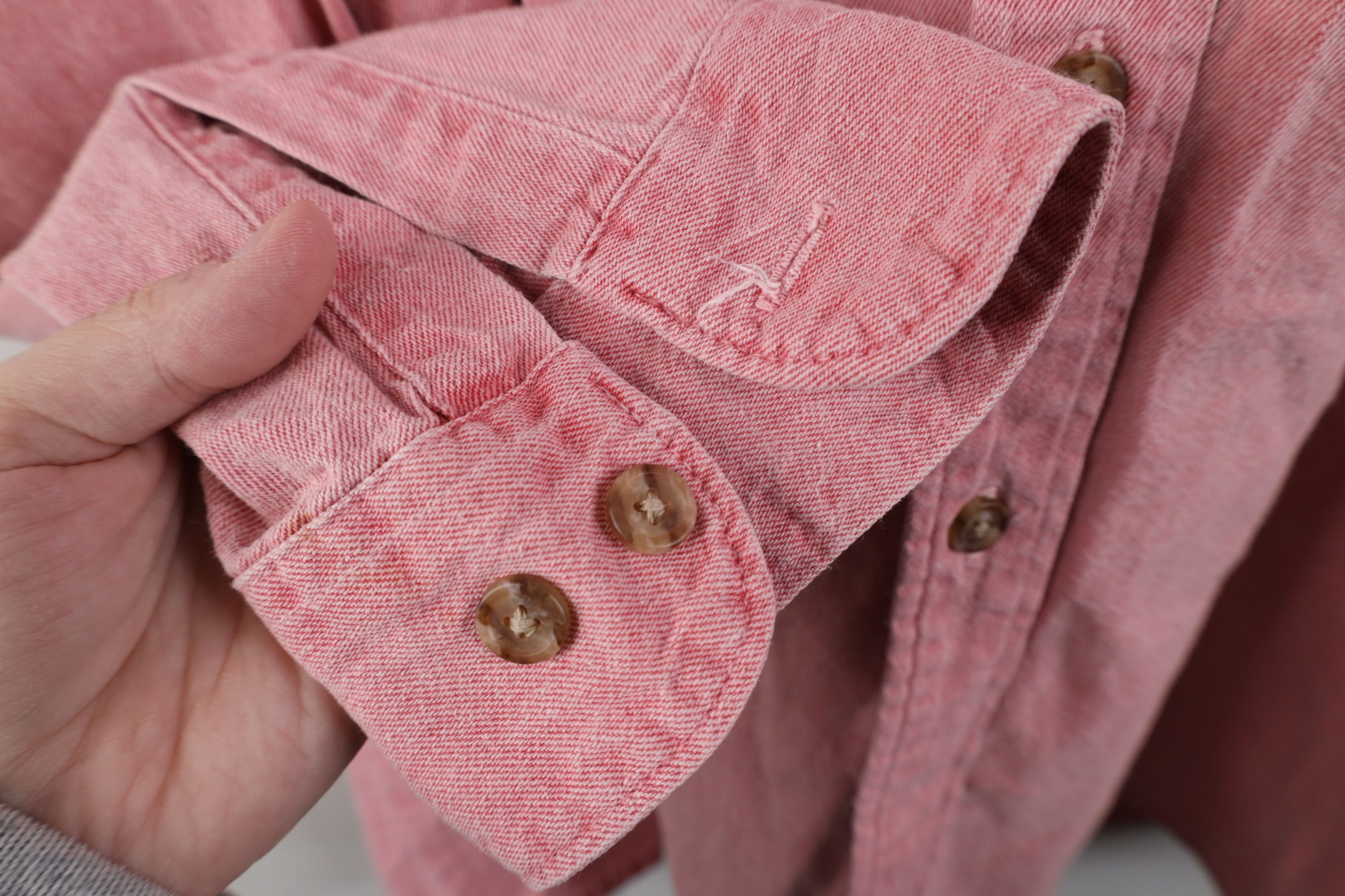 Vintage Vintage 90s Streetwear Stonewash Heavyweight Button Shirt Size US XXL / EU 58 / 5 - 7 Thumbnail