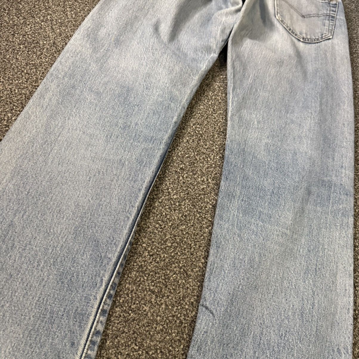Levi's Vintage Clothing 70s 80s Levis 501 Distressed Aging Rindem Denim W34 USA Size US 34 / EU 50 - 9 Thumbnail